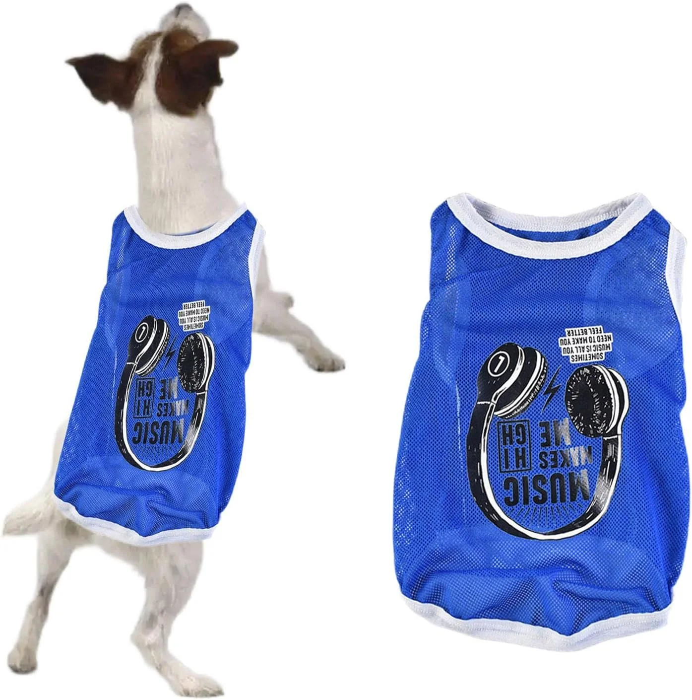 جلیقه خنک کننده سگ | جلیقه خنک کننده با قابلیت گردش هوا برای حیوانات خانگی، مناسب برای تمرین و پیاده روی سگ، مناسب برای سگ های کوچک، متوسط و بزرگ