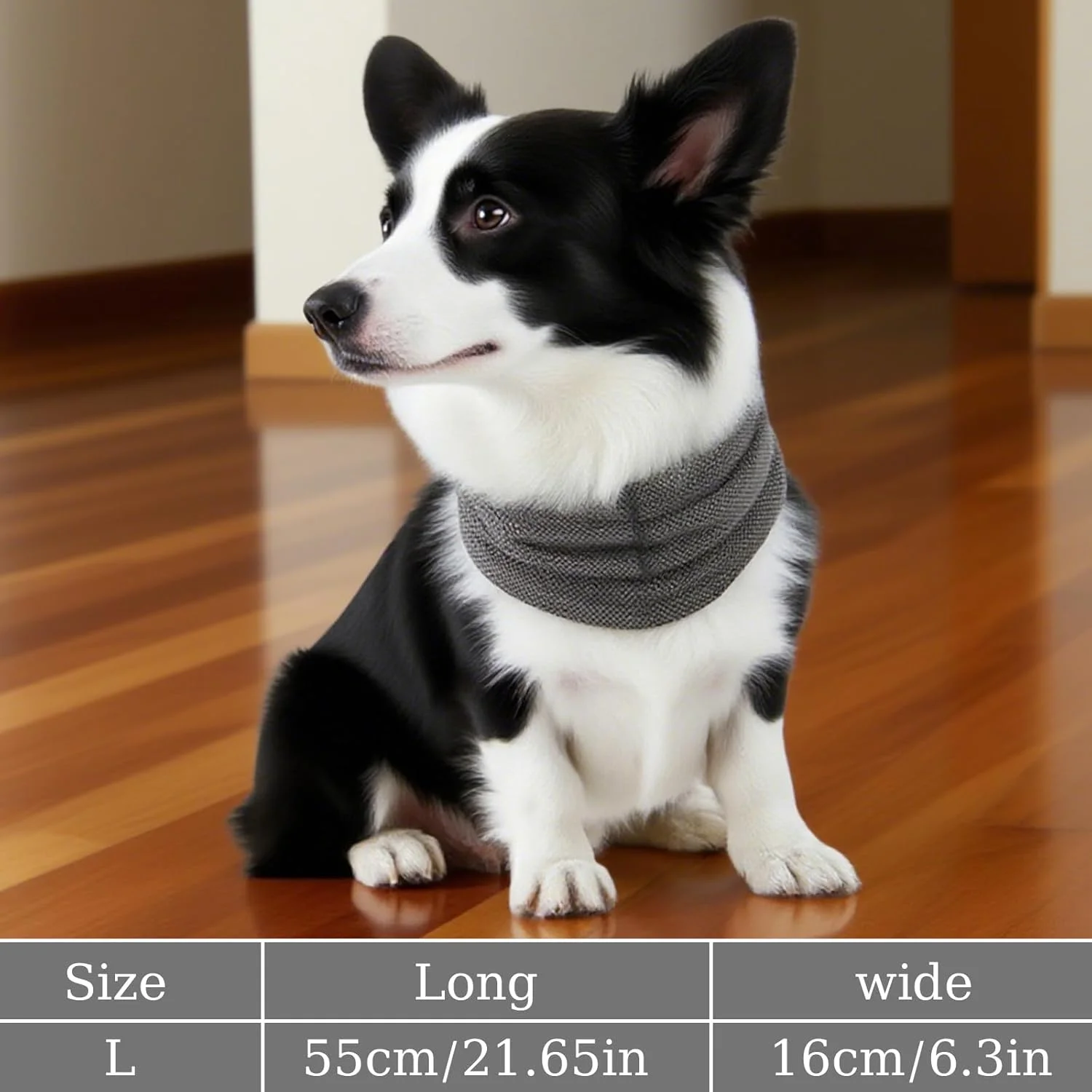 یقه خنک کننده سگ - دستمال گردن خنک کننده قابل استفاده مجدد برای تسکین هوای گرم، روسری حیوانات خانگی تابستانی سبک و قابل تنفس (L)