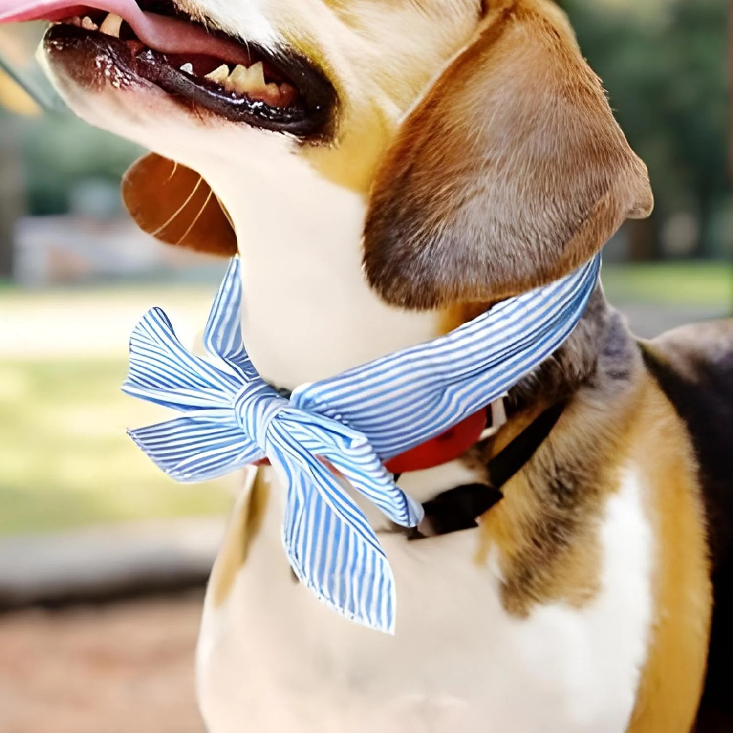 یقه خنک کننده برای سگ ها | دستمال گردن خنک کننده راه راه سگ | دفع فوری گرما، لوازم حیوانات خانگی راحت برای توله سگ ها و بچه گربه ها، مناسب تمرین در فضای باز