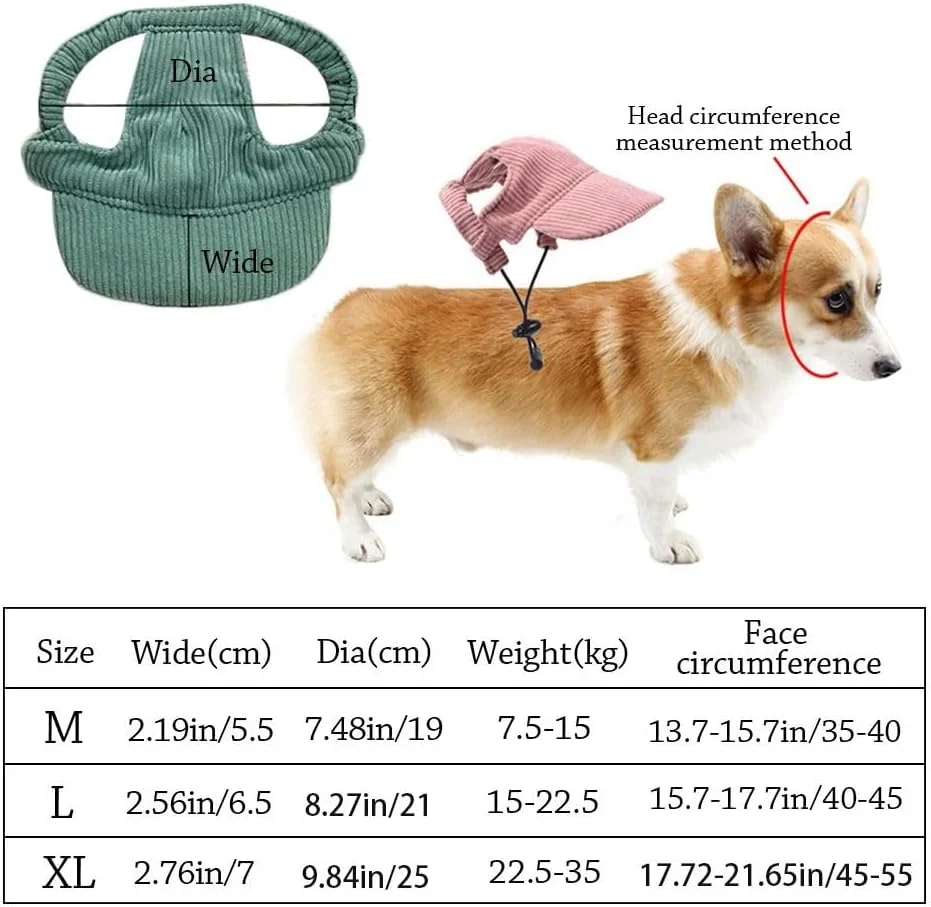 کلاه کپ بیسبالی سگ و گربه، کلاه آفتاب‌گیر پارچه‌ای مناسب حیوانات خانگی برای فعالیت‌های خارج از منزل