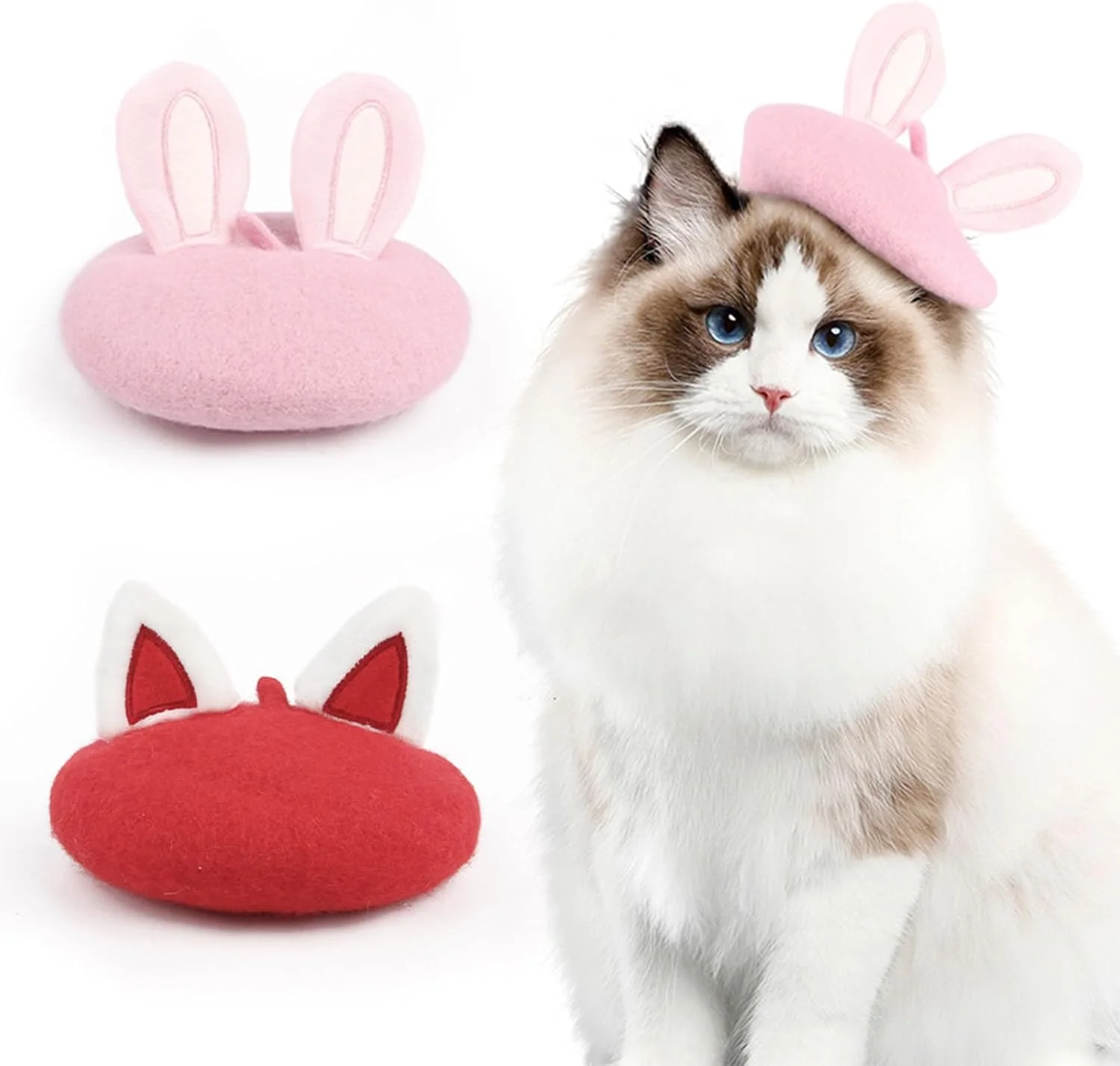 کلاه گوش گربه ای برای گربه ها و سگ ها، کلاه لباس مبدل، طناب قابل تنظیم، کلاه جشن حیوانات خانگی، کلاه عکس مهمانی گربه های خانگی کلاه گوش گربه ای برای گربه ها و سگ ها، کلاه لباس مبدل، طناب قابل تنظیم، کلاه جشن حیوانات خانگی، کلاه عکس مهمانی گربه های خانگی