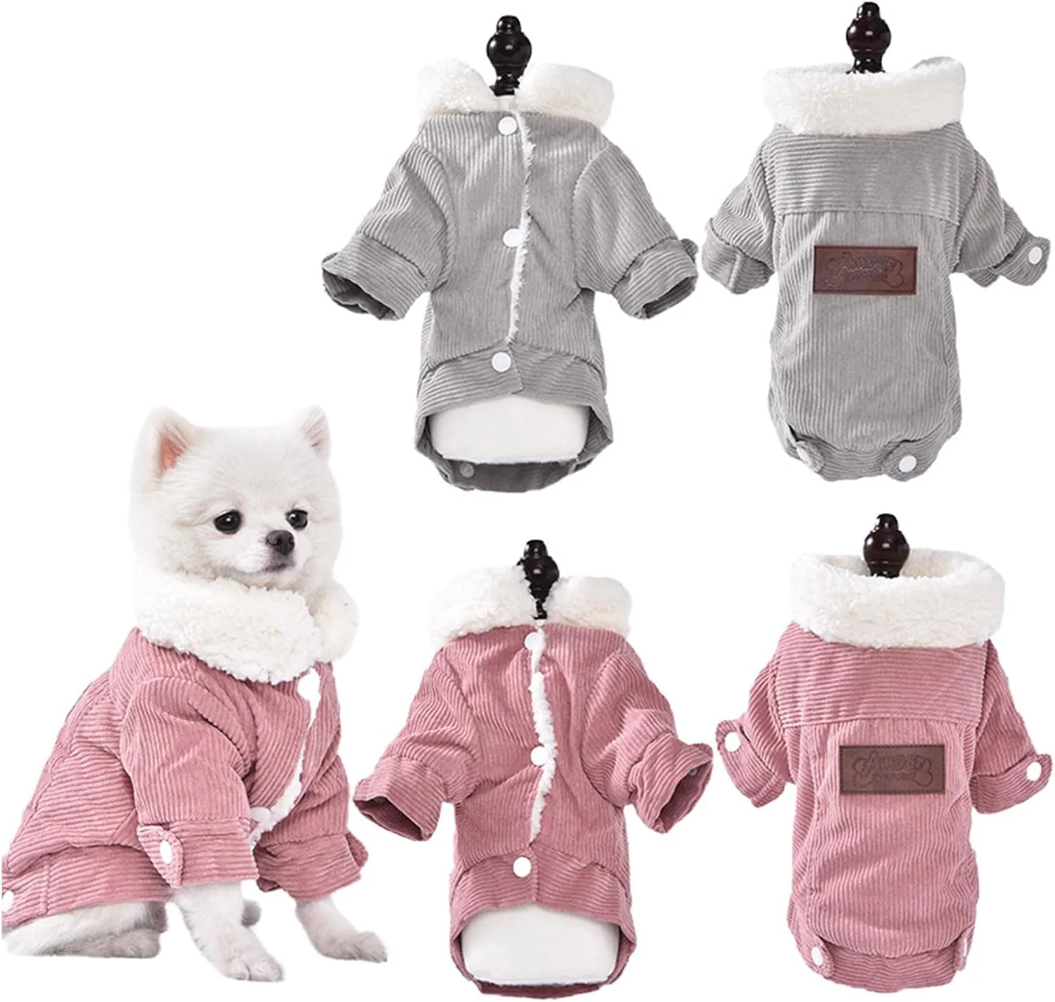 لباس سگ دخترانه، ژاکت یقه اسکی، لباس بهاره و زمستانه برای سگ و گربه های کوچک، مناسب عکاسی