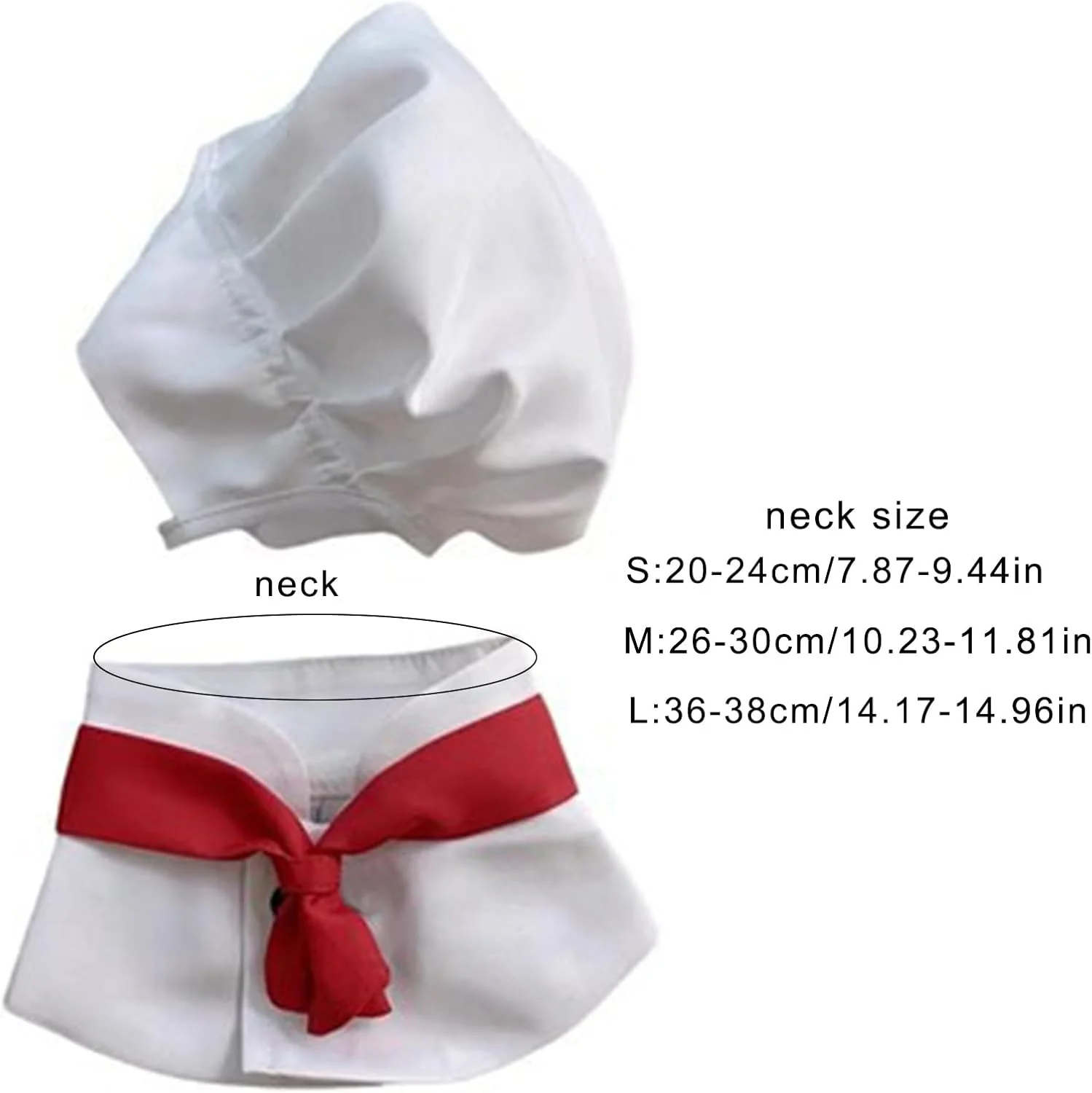 ست لباس مهمانی حیوانات خانگی، لوازم عکسبرداری، لباس سرآشپز سفید، لباس تولد حیوانات خانگی برای هالووین و مهمانی های موضوعی