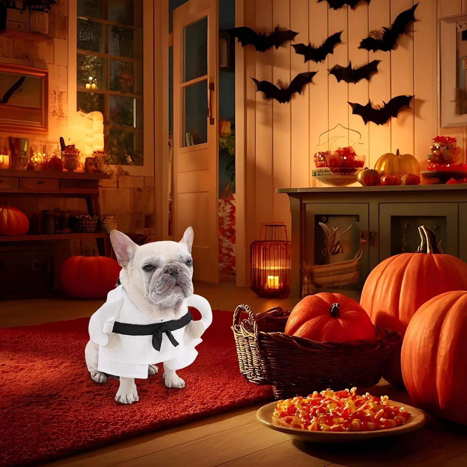 لباس سگ، لباس های هالووین با ژست خنده دار برای گربه ها - لباس های آستین سه بعدی تنفسی برای پوشیدن روزمره، مهمانی، عکاسی، عروسی، ایفای نقش، تولد