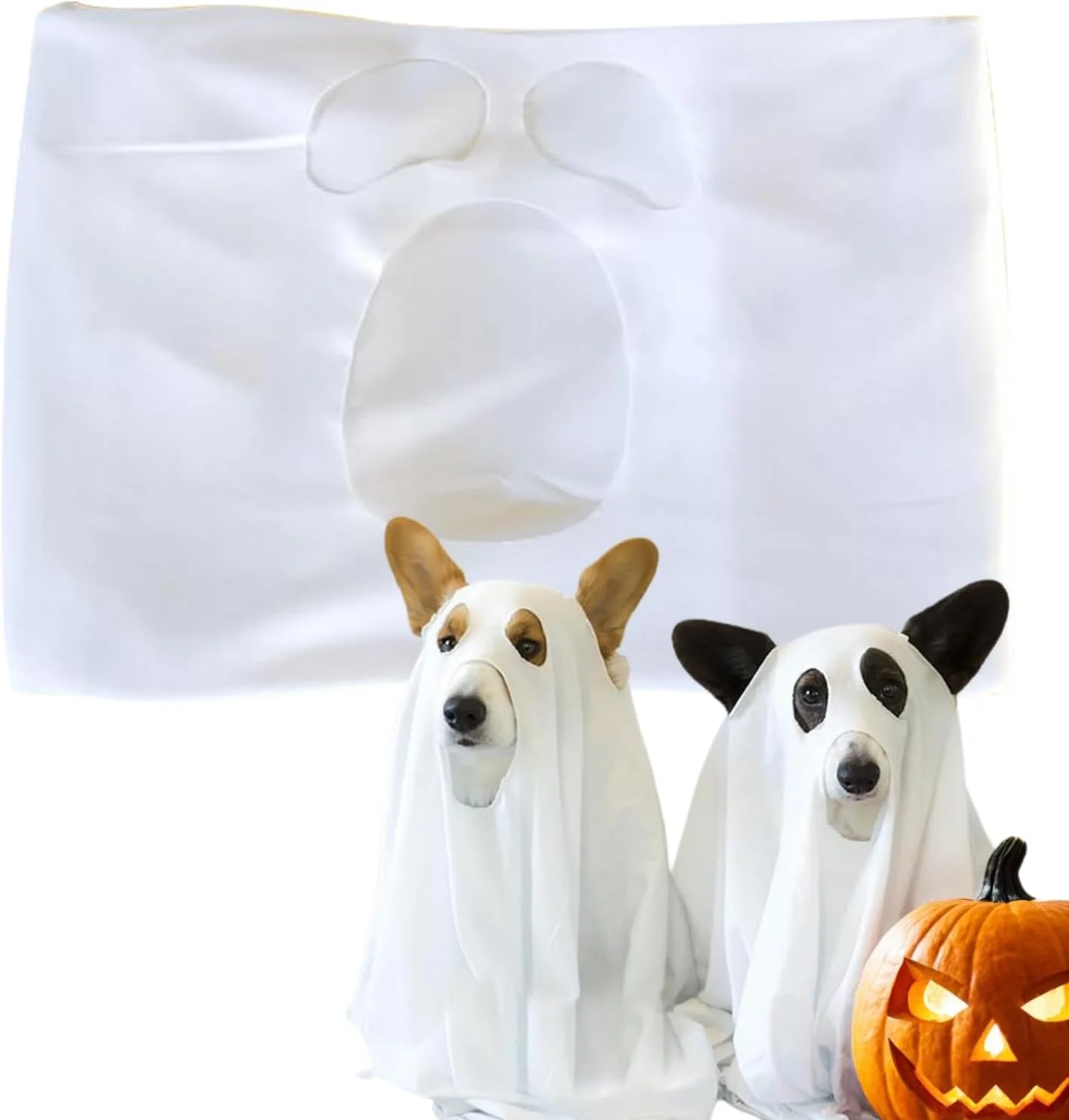 لباس سگ | لباس شبح برای سگ ها و گربه ها - لباس لوازم حیوانات خانگی، لباس ترسناک برای جشن های پیاده روی گربه ها، مهمانی در فضای باز توله سگ و بچه گربه