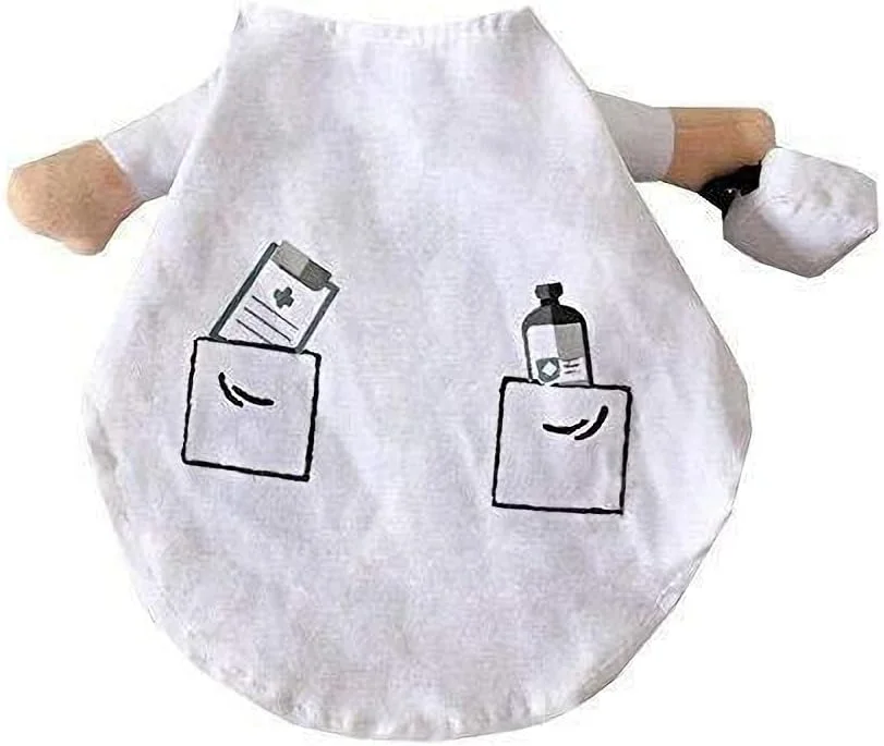 لباس سگ و گربه طرح دکتر و پرستار، لباس جین سگ، لباس خنده دار گربه، لباس فرم