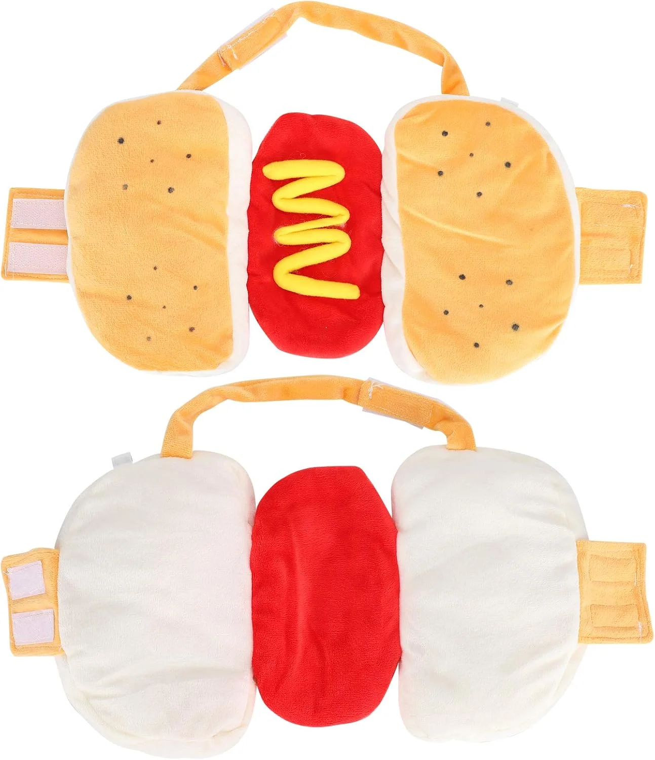 لباس سگ، لباس طرح همبرگر سگ پنبه ای نرم برای حیوانات کوچک و متوسط، گربه ها، لذت بردن از مهمانی با تم با شما، برای (S)