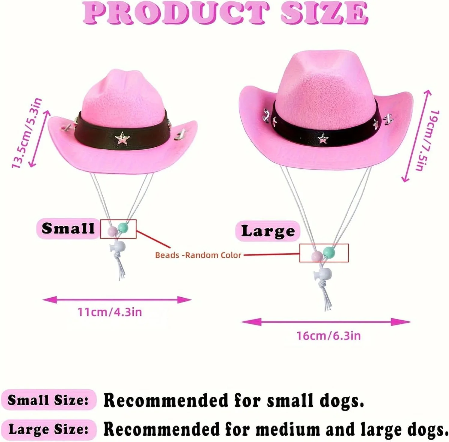 ست 2 تکه لباس گاوچران سگ، لباس خنده دار گاوچران گربه و سگ با کلاه و دستمال گردن، لوازم جانبی حیوانات خانگی گاوچران صورتی برای مهمانی، تولد، ایفای نقش، مناسب برای حیوانات خانگی متوسط و بزرگ