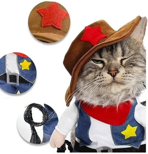 لباس گاوچران سگ با کلاه، لباس حیوانات خانگی، لباس هالووین برای گربه و سگ کوچک (گاوچران، خیلی کوچک) لباس گاوچران سگ با کلاه، لباس حیوانات خانگی، لباس هالووین برای گربه و سگ کوچک (گاوچران، خیلی کوچک)