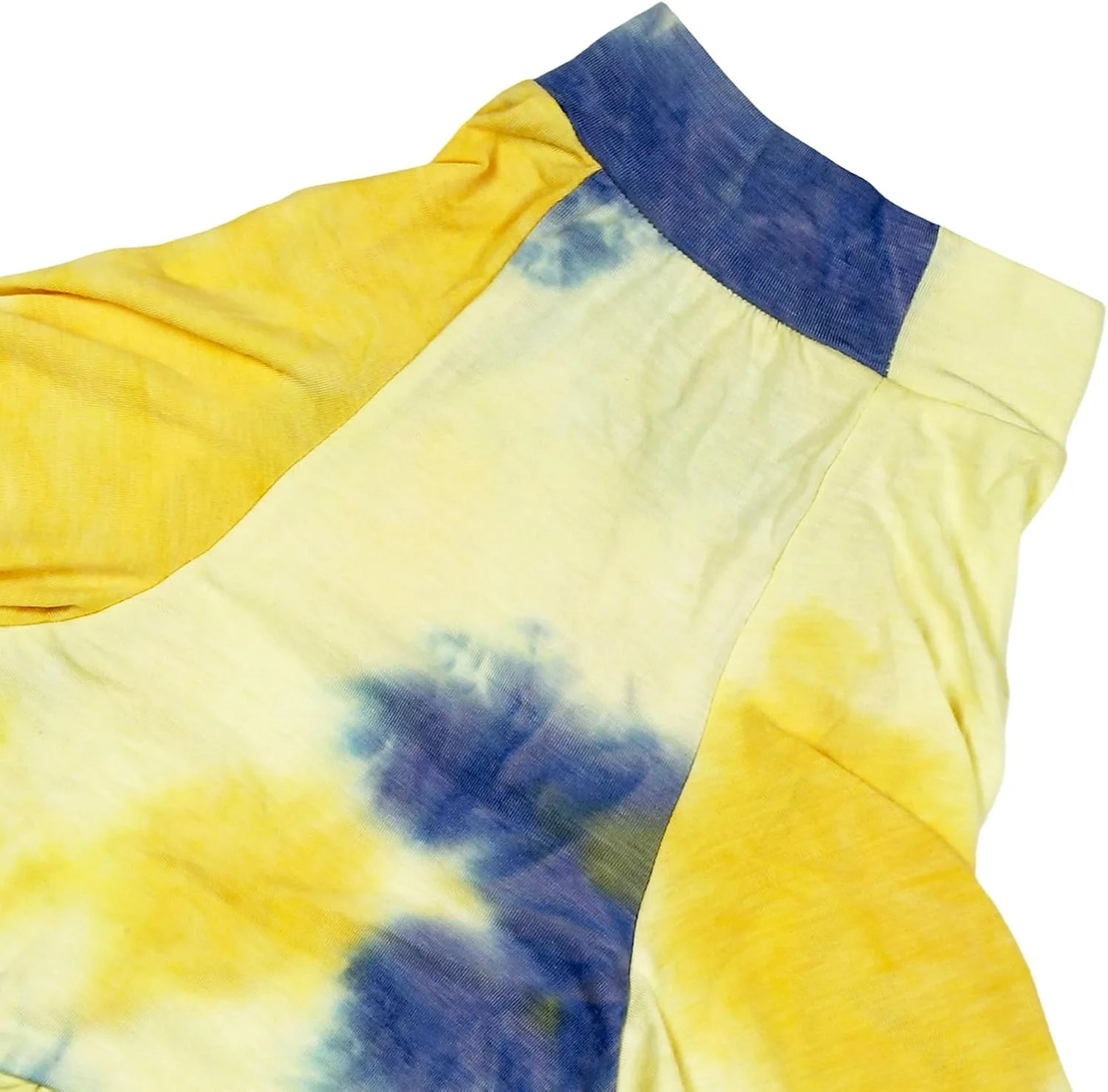 لباس خواب سگ D.E.E سایز بزرگ، لباس سگ نخی گرم و راحت، جامپسوت سبک وزن، جلوگیری از لیسیدن زخم (زرد، 3XL)