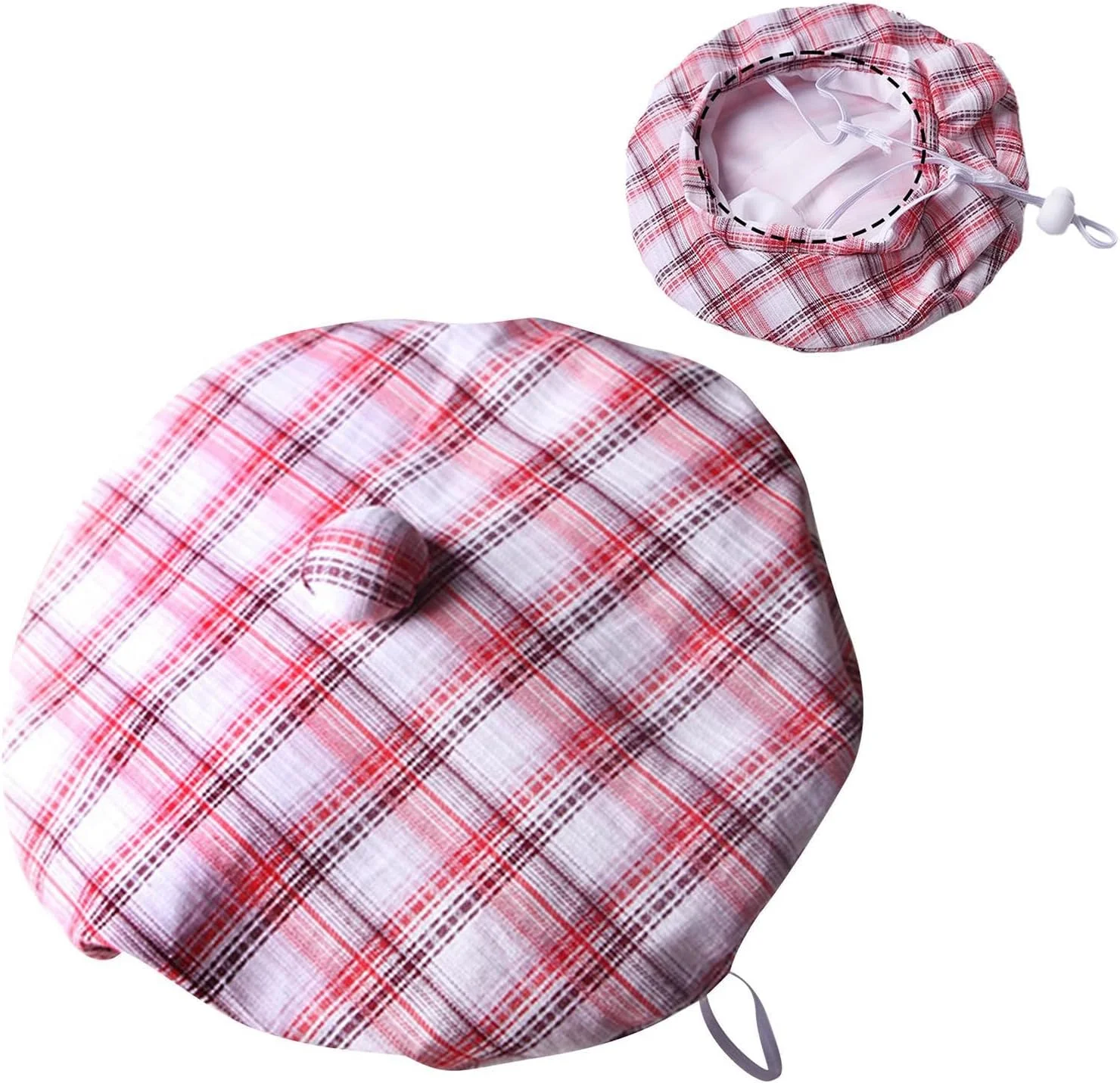 کلاه سگ | کلاه تزئینی بچه گربه، کلاه هنرمند فرانسوی برای توله سگ ها و بچه گربه ها، کلاه بره سگ با بند قابل تنظیم