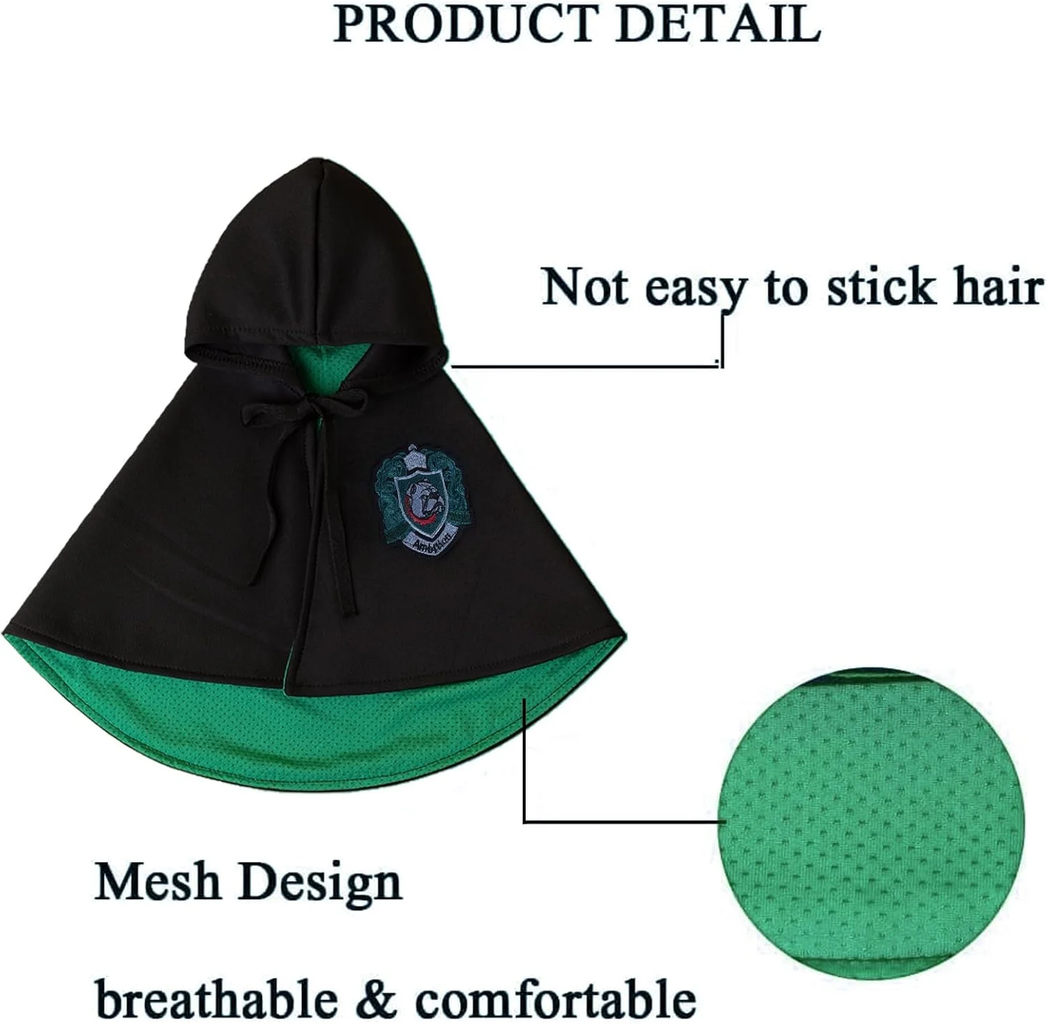 لباس هالووین گربه دلیفور - شنل جادوگر حیوانات خانگی، لباس های فستیوال با پاپیون و عینک، مناسب برای حیوانات کوچک، گربه ها و سگ ها (سبز، متوسط)