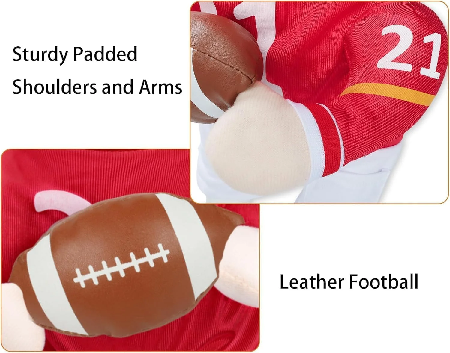 لباس بازیکن راگبی سگ DELIFUR - لباس هالووین حیوانات خانگی لباس ورزشی خنده دار قابل تنظیم لباس های Cosplay برای گربه ها و توله سگ ها (راگبی، X-Small) لباس بازیکن راگبی سگ DELIFUR - لباس هالووین حیوانات خانگی لباس ورزشی خنده دار قابل تنظیم لباس های Cosplay برای گربه ها و توله سگ ها (راگبی، X-Small)