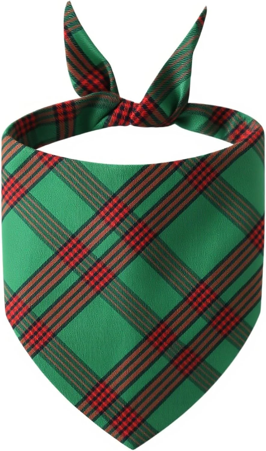 دستمال گردن سگ - 1 عدد دستمال گردن سگ با طرح چهارخانه، قابل تنظیم و راحت برای حیوانات خانگی کوچک، استفاده آسان برای مد روزانه و پیاده روی، سبز/قرمز دستمال گردن سگ - 1 عدد دستمال گردن سگ با طرح چهارخانه، قابل تنظیم و راحت برای حیوانات خانگی کوچک، استفاده آسان برای مد روزانه و پیاده روی، سبز/قرمز