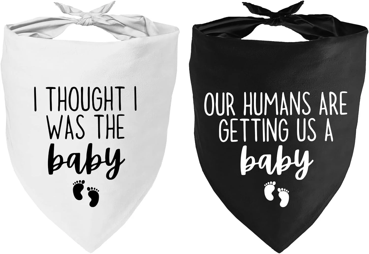 دستمال گردن سگ با طرح "بچه دار می شویم"، شال حیوانات خانگی، دستمال گردن حیوانات خانگی برای سگ ها، لوازم جانبی حیوانات خانگی برای دوستداران سگ، وسایل عکسبرداری، 2 عدد