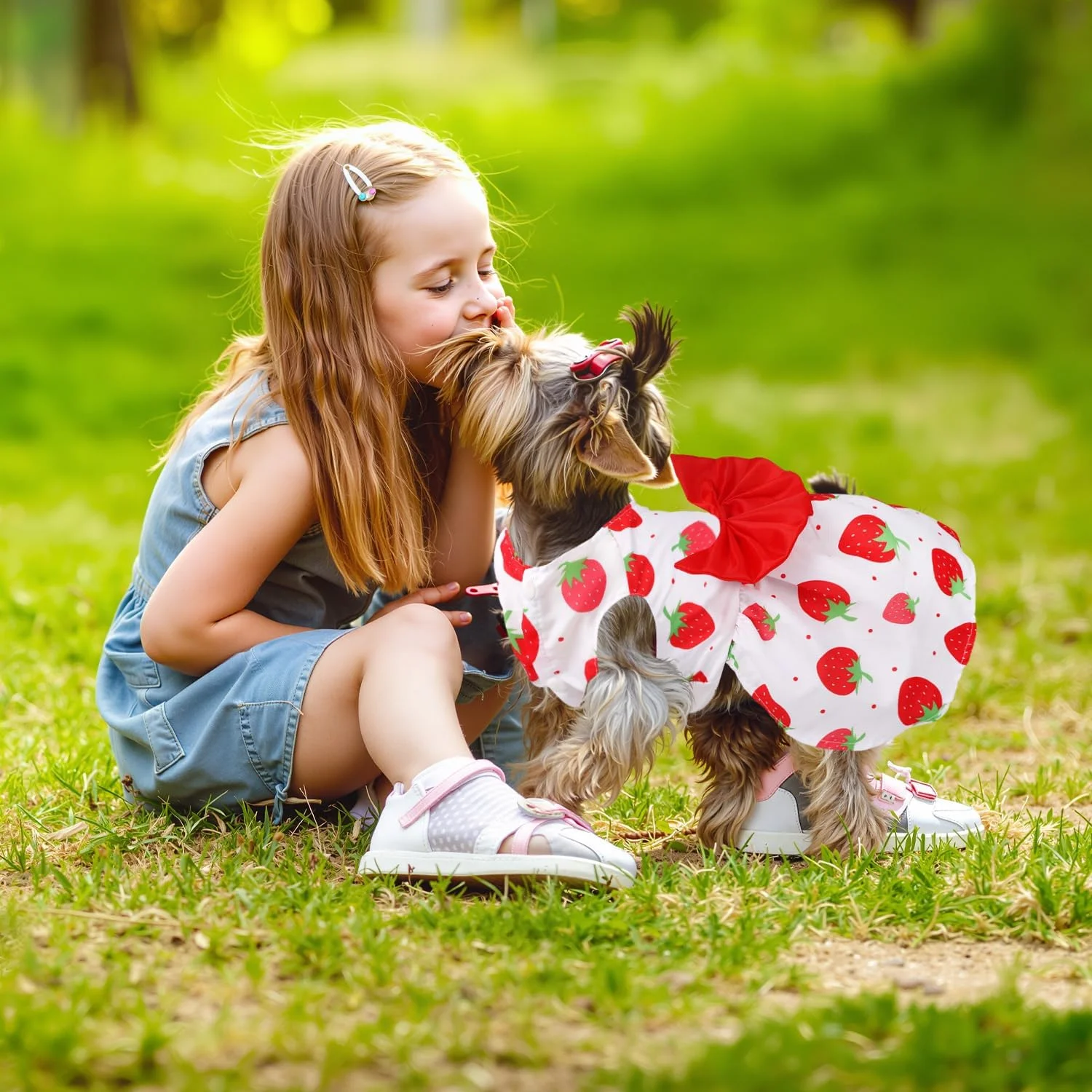 ست ۵ عددی لباس سگ دخترانه طرح گلدار تابستانی پاپی پرنسس پاپیون دار، مناسب سگ های کوچک، لباس های زیبا برای حیوانات خانگی سگ و گربه ست ۵ عددی لباس سگ دخترانه طرح گلدار تابستانی پاپی پرنسس پاپیون دار، مناسب سگ های کوچک، لباس های زیبا برای حیوانات خانگی سگ و گربه