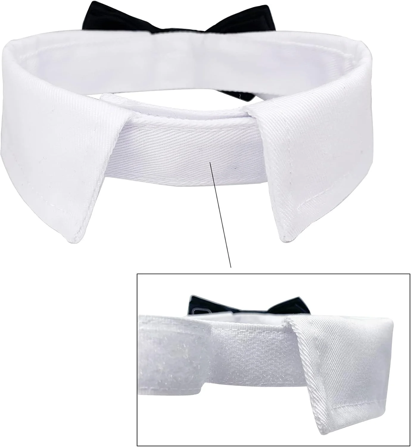 قلاده پاپیون سگ و گربه: لباس مجلسی و رسمی سگ و گربه - قلاده پاپیونی تولد سگ و گربه (M)