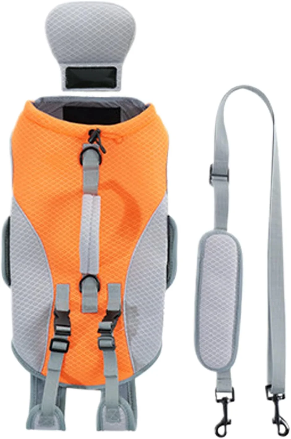 جلیقه خنک کننده سگ - جلیقه خنک کننده سگ با بند شانه قابل جدا شدن، مناسب برای حیوانات کوچک و متوسط ​​در فضای باز، آموزش، پیاده روی و کمپینگ