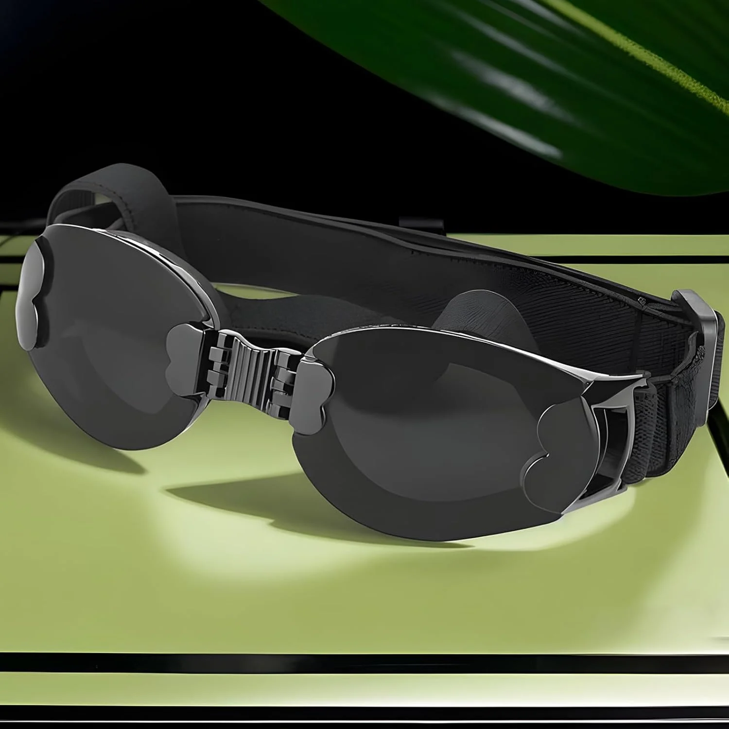 عینک محافظ چشم سگ نژاد متوسط - عینک محافظ چشم برای حیوانات خانگی - عینک آفتابی توله سگ با بند قابل تنظیم برای کوهنوردی در ساحل فلات عینک محافظ چشم سگ نژاد متوسط - عینک محافظ چشم برای حیوانات خانگی - عینک آفتابی توله سگ با بند قابل تنظیم برای کوهنوردی در ساحل فلات