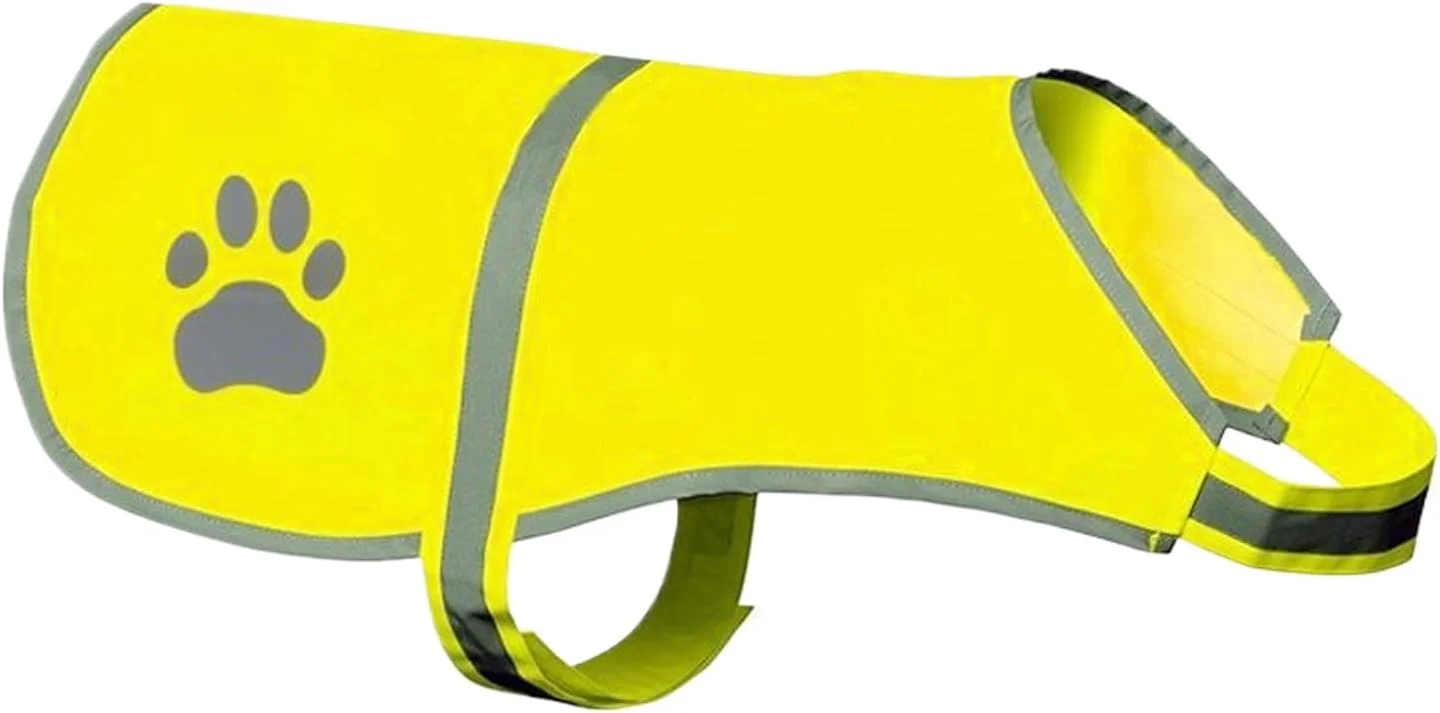 جلیقه سگ برای پیاده روی شبانه - لباس امنیتی خدمات حیوانات خانگی با قابلیت تنظیم و دید بالا برای نژادهای بزرگ، متوسط و کوچک جلیقه سگ برای پیاده روی شبانه - لباس امنیتی خدمات حیوانات خانگی با قابلیت تنظیم و دید بالا برای نژادهای بزرگ، متوسط و کوچک