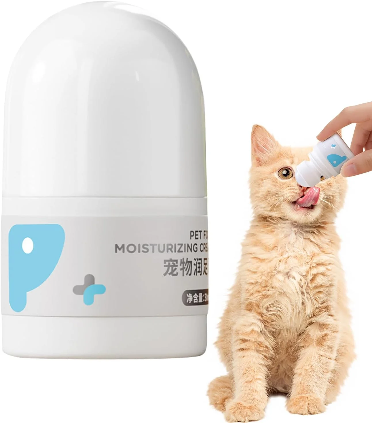مرهم پنجه سگ | مرهم مرطوب کننده پنجه گربه و سگ - مراقبت طبیعی و تسکین دهنده پوست حیوانات خانگی برای پد های خشک و ترک خورده و بینی، مناسب منزل، مسافرت، کمپینگ، توله سگ و بچه گربه