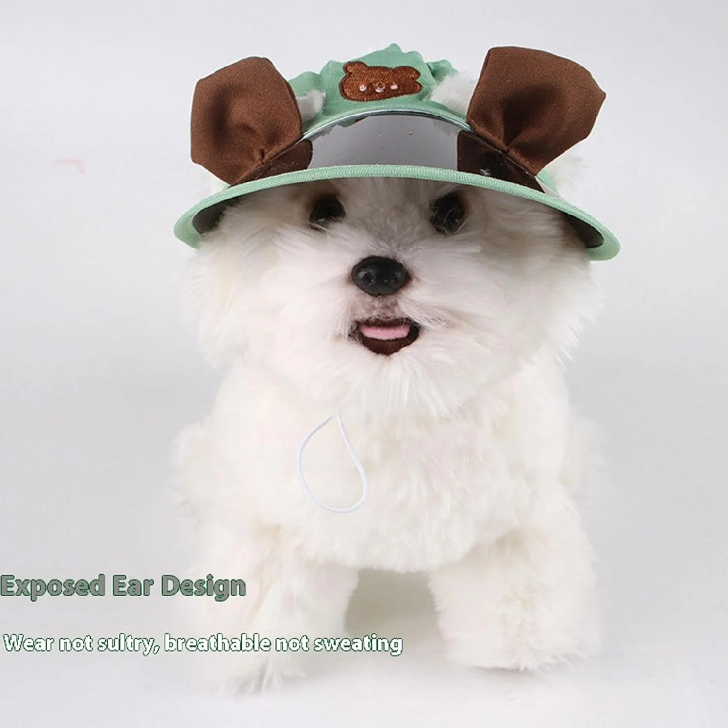کلاه محافظ آفتاب سگ - کلاه گربه، کلاه محافظ آفتاب حیوانات خانگی کلاه ورزشی مسافرتی قابل تنظیم نقاب آفتابگیر برای توله سگ کوچک