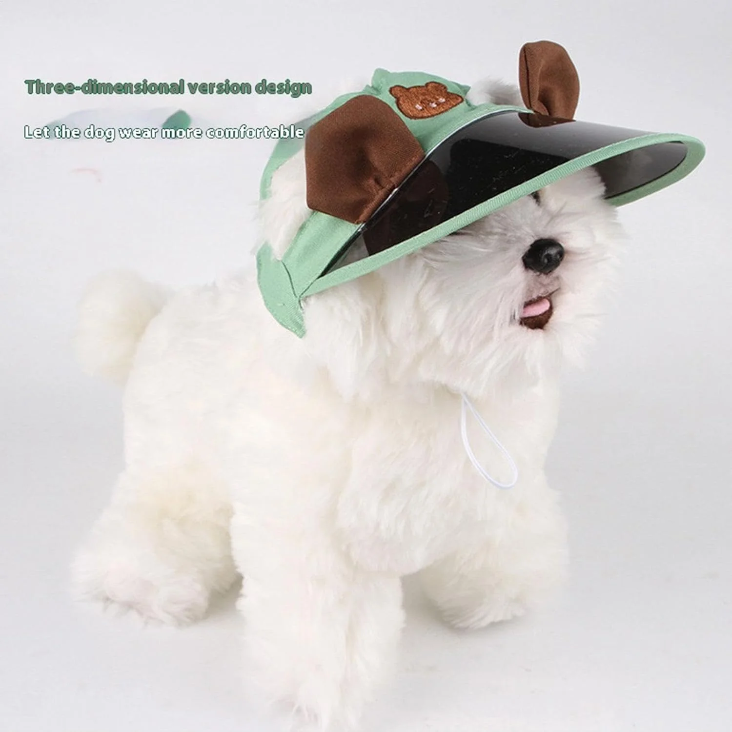 کلاه محافظ آفتاب سگ - کلاه گربه، کلاه محافظ آفتاب حیوانات خانگی کلاه ورزشی مسافرتی قابل تنظیم نقاب آفتابگیر برای توله سگ کوچک