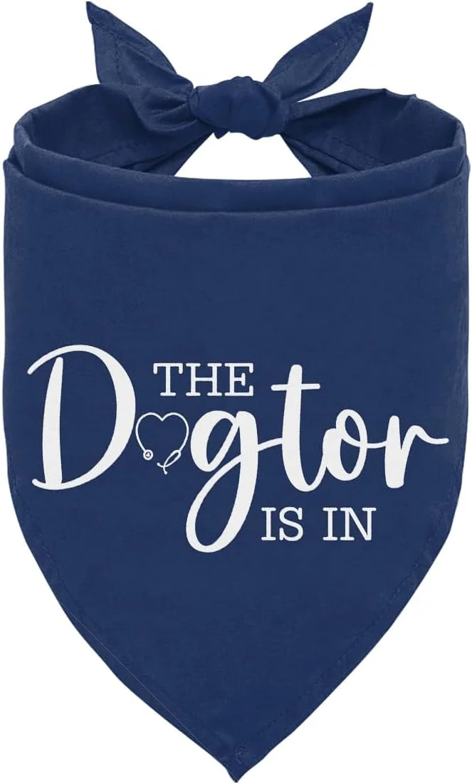 دستمال گردن سگ طرح "دکتر حیوانات"، دستمال گردن خنده دار و بامزه برای سگ های درمانگر، برای دوستداران سگ، لوازم جانبی شال حیوانات خانگی برای سگ ها و گربه های کوچک و متوسط، روسری مثلثی حیوانات خانگی آبی تیره دستمال گردن سگ طرح "دکتر حیوانات"، دستمال گردن خنده دار و بامزه برای سگ های درمانگر، برای دوستداران سگ، لوازم جانبی شال حیوانات خانگی برای سگ ها و گربه های کوچک و متوسط، روسری مثلثی حیوانات خانگی آبی تیره