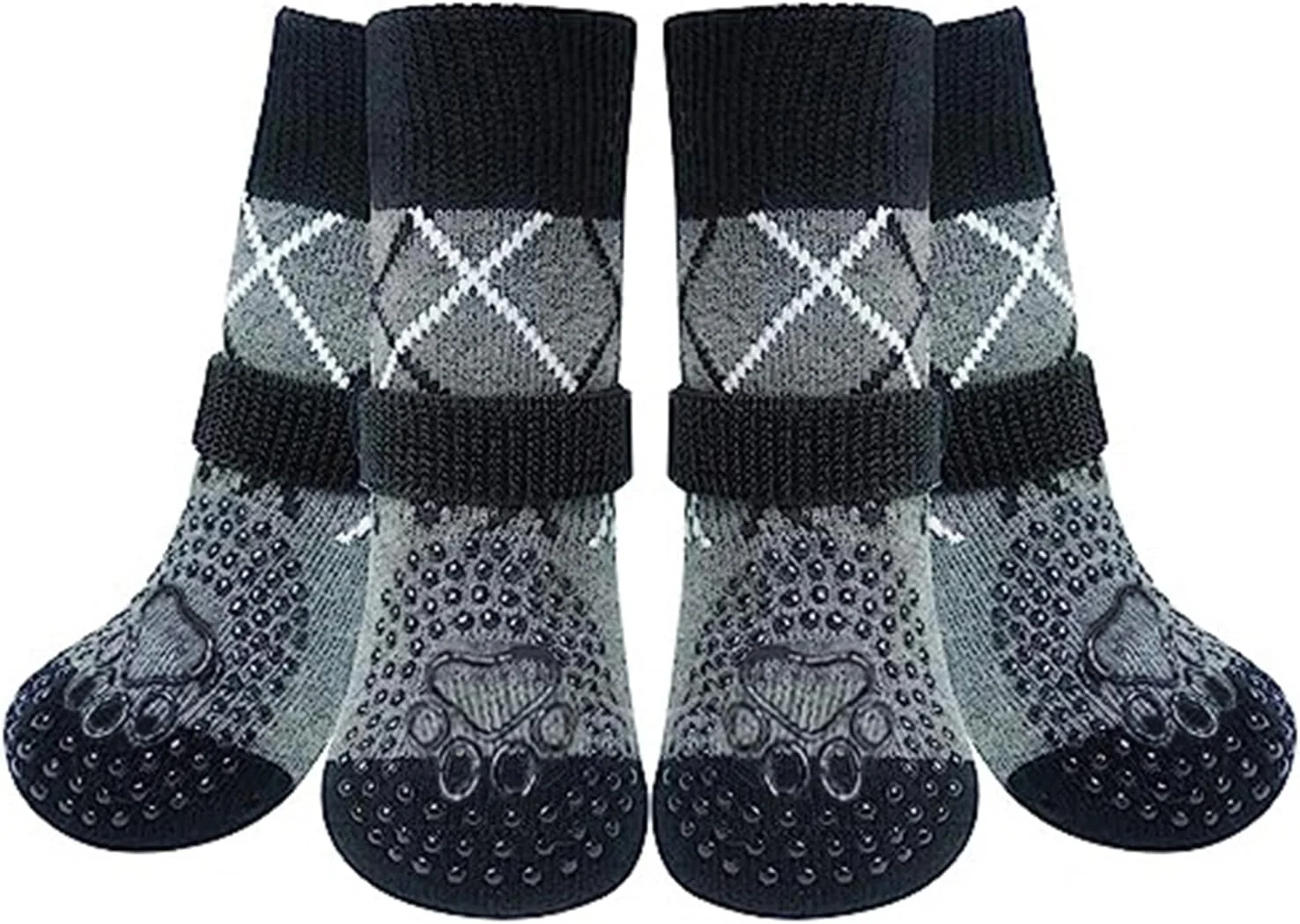 جوراب سگ 4 عددی برای جلوگیری از لیسیدن پنجه سگ، کفش سگ ضد لغزش برای سطوح سخت، روکش انگشت و محافظ پنجه برای سگ های کوچک، متوسط و بزرگ جوراب سگ 4 عددی برای جلوگیری از لیسیدن پنجه سگ، کفش سگ ضد لغزش برای سطوح سخت، روکش انگشت و محافظ پنجه برای سگ های کوچک، متوسط و بزرگ