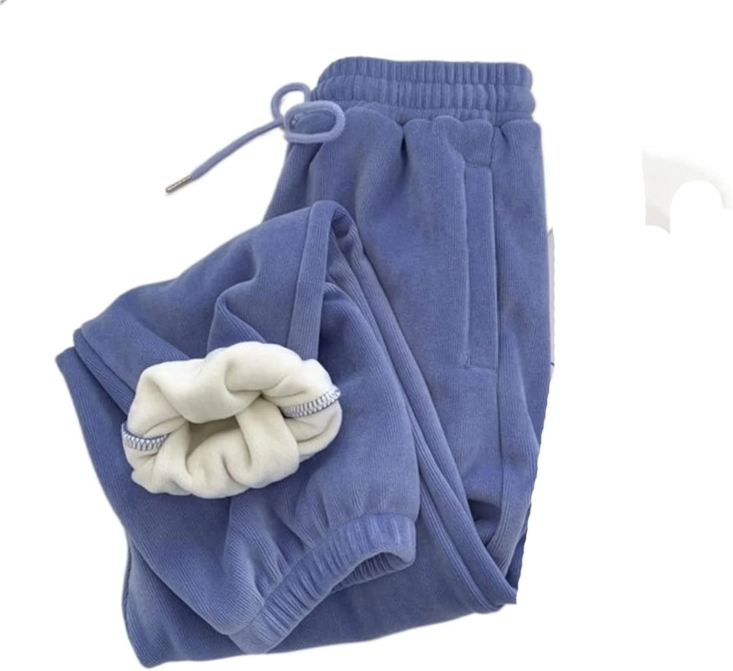 شلوار زنانه تِدنیدز، شلوار پشمی ضخیم پاچه گشاد بنفش، شلوار گرم فصلی غیر رسمی، شلوار پشمی، کمر بلند، شلوار راسته گشاد زنانه (هورتل، L (45-55 کیلوگرم))