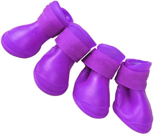 کفش سیلیکونی سگ Ejoyous - ضد آب، ضد لغزش، نرم، مناسب برای توله سگ، تدی، پامرانین، بیچون (M) کفش سیلیکونی سگ Ejoyous - ضد آب، ضد لغزش، نرم، مناسب برای توله سگ، تدی، پامرانین، بیچون (M)