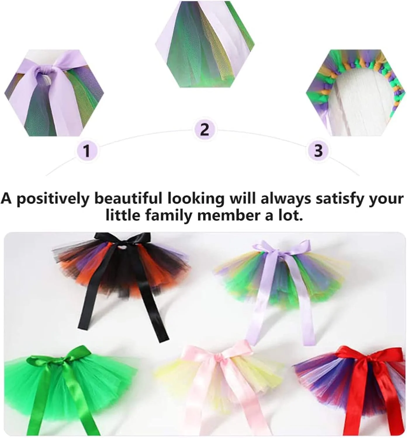 دامن توتو توری دوست داشتنی اکسفور با پاپیون برای سگ ها و گربه های کوچک و متوسط - ایده آل برای تولدها، عروسی ها و مهمانی ها