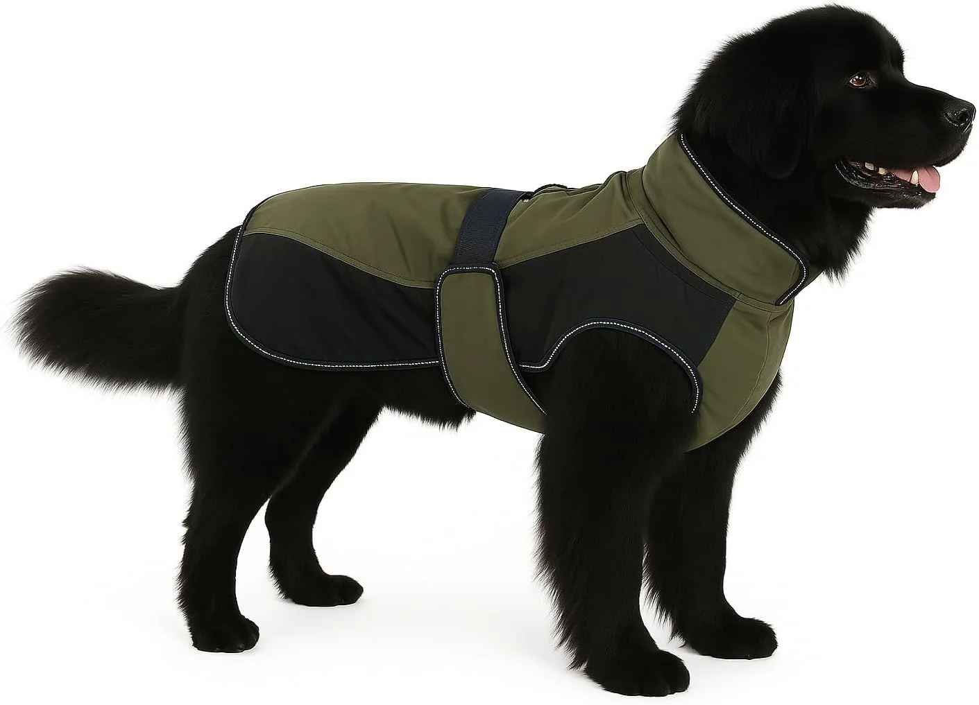 کت زمستانی فلامینگو آیسبرگ خاکی/آبی تیره ۷۵ سانتی متر