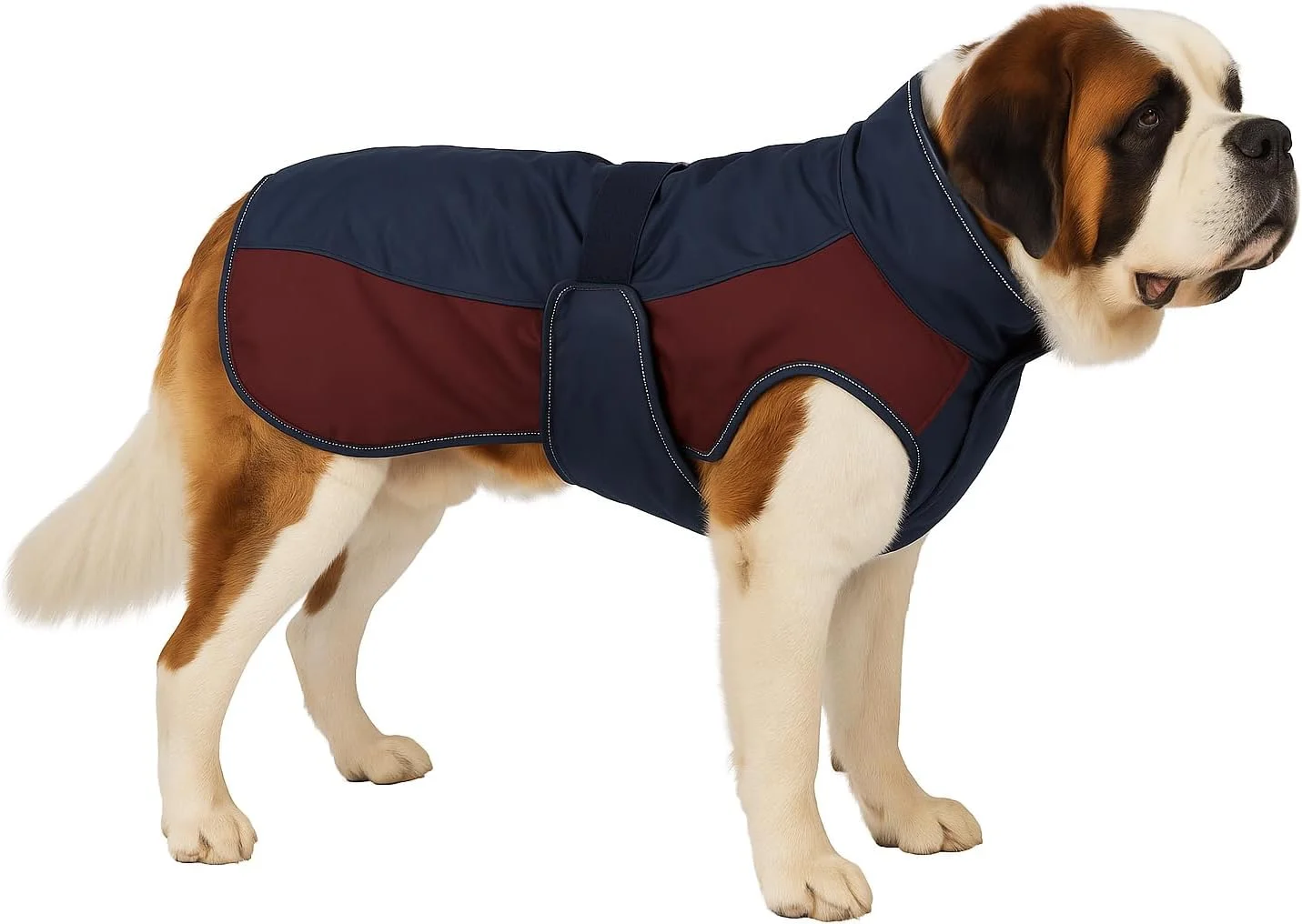 کت زمستانی فلامینگو آیسبرگ سرمه ای/شرابی 80 سانتی متر