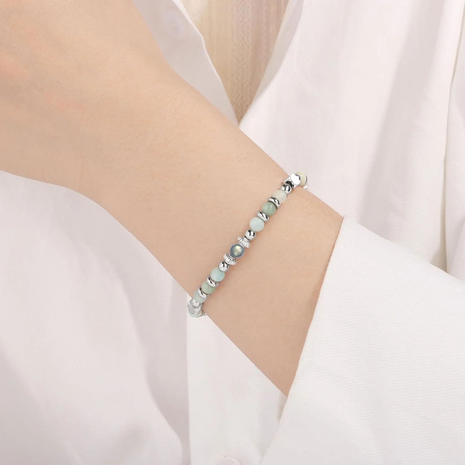 دستبند مهره ای جاسپر امپریال رنگارنگ زنانه، جواهرات استیل ضد زنگ قابل تنظیم، هدیه ای منحصر به فرد برای مادر و او، ایده آل برای فارغ التحصیلی، روز مادر، کریسمس، هدیه تولد دستبند مهره ای جاسپر امپریال رنگارنگ زنانه، جواهرات استیل ضد زنگ قابل تنظیم، هدیه ای منحصر به فرد برای مادر و او، ایده آل برای فارغ التحصیلی، روز مادر، کریسمس، هدیه تولد