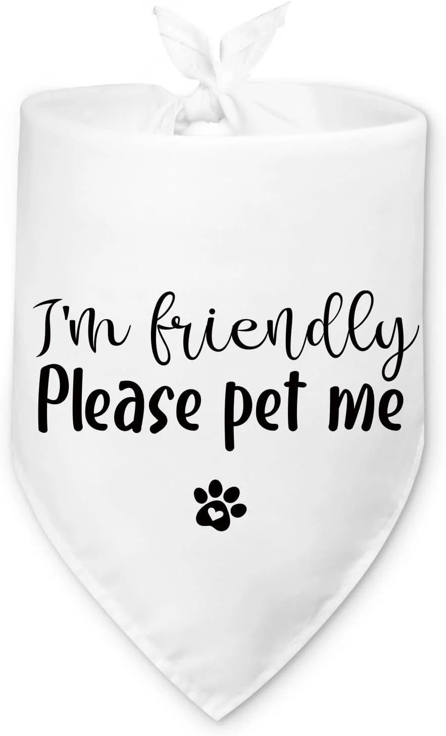 دستمال گردن سگ طرح "من مهربان هستم، لطفا نوازشم کن"، هدیه برای صاحب جدید، روسری مثلثی سگ، لوازم جانبی، تزئینات خنده دار تولد، وسایل عکس برداری برای سگ ها و گربه های کوچک، متوسط و بزرگ