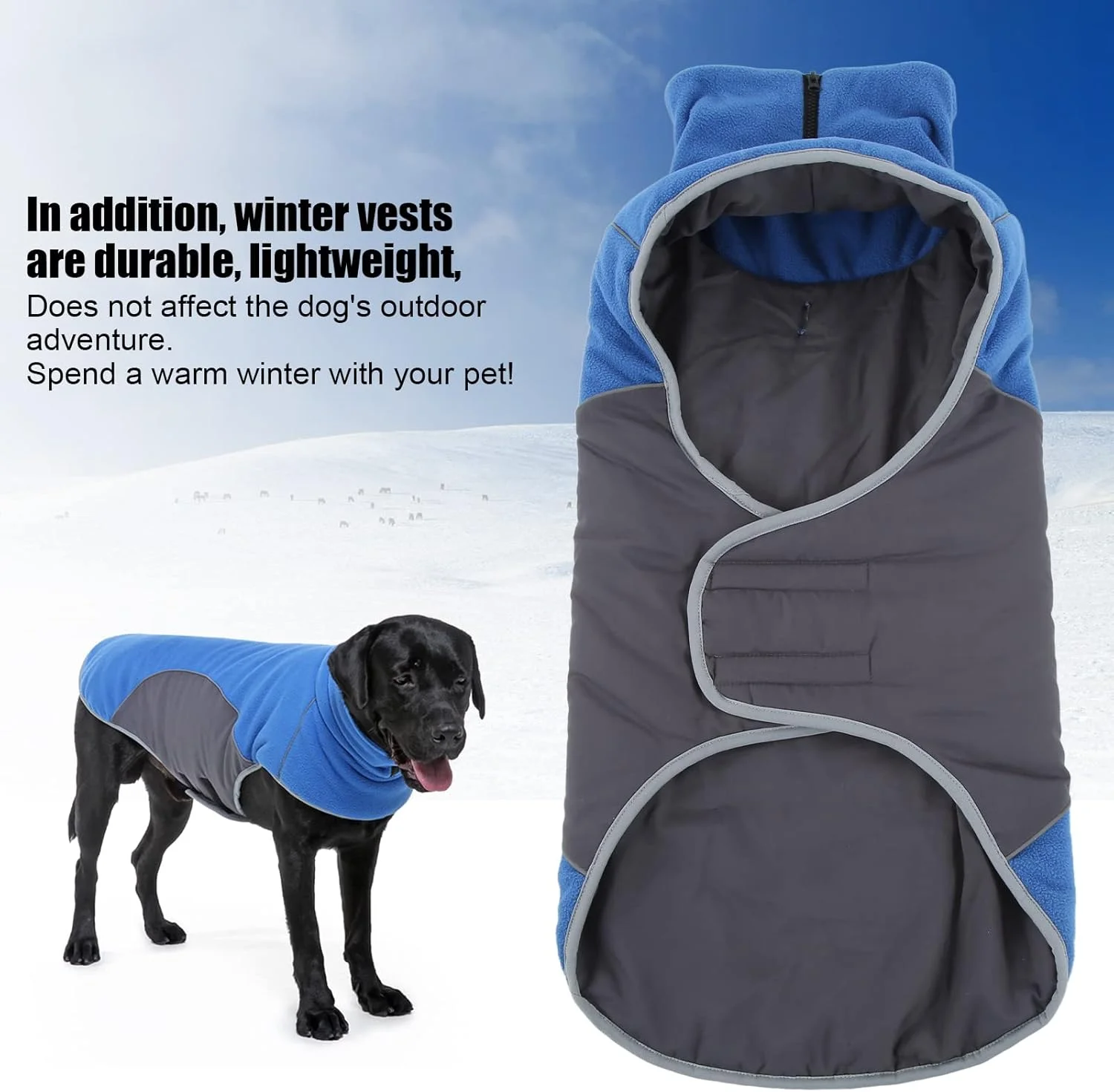 کت توله سگ عمومی برای توله سگ های کوچک، کت سگ زمستانی با یقه ایستاده لباس های گرم ضد باد ژاکت توله سگ برای حیوانات خانگی کوچک، متوسط و بزرگ در هوای سرد