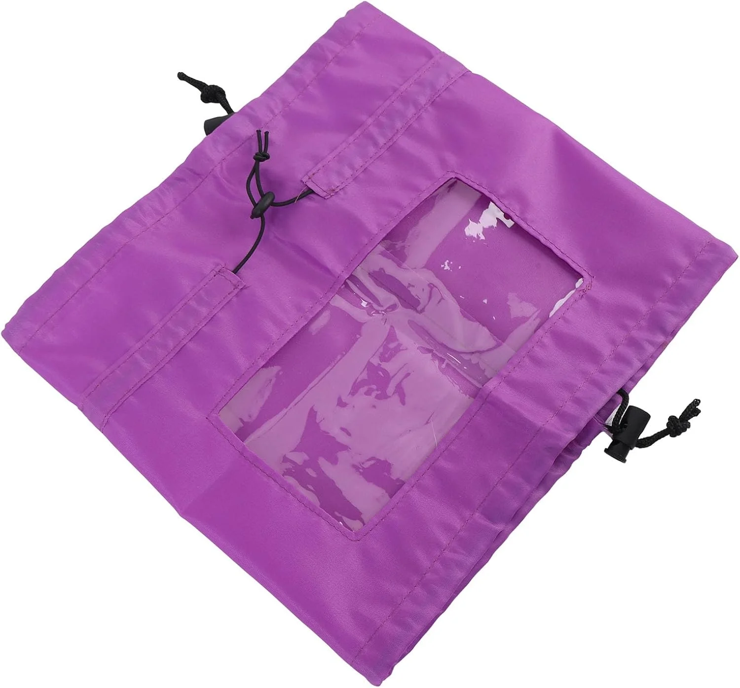 کلاه حمام سگ مدل کاپرا، شفاف و نرم، مناسب سگ های کوچک (بنفش)