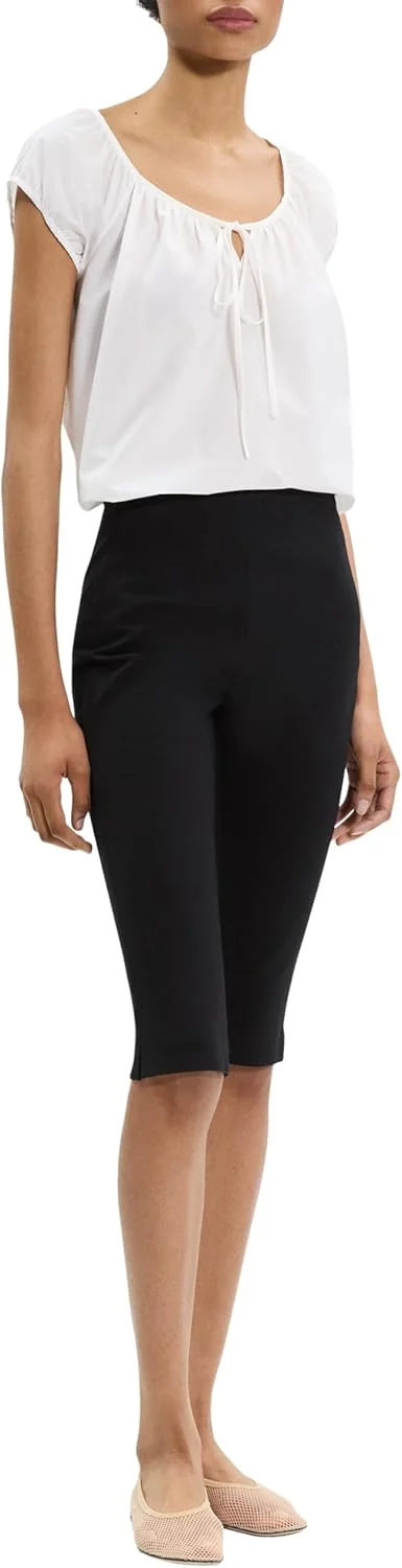 شلوار کاپری زنانه تئوری، مشکی، سایز 0