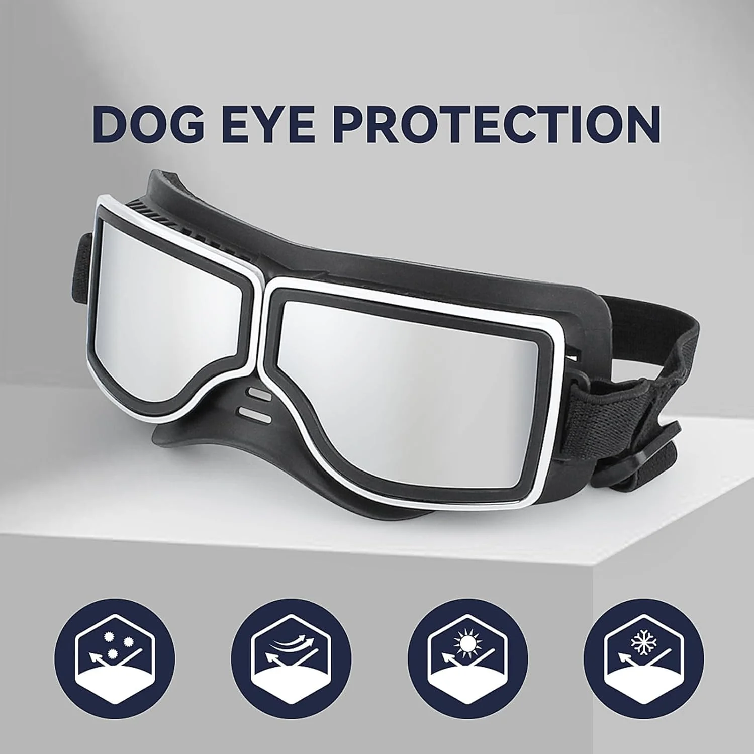 عینک محافظ سگ، عینک ضد برف برای حیوانات خانگی، عینک آفتابی ضد باد سگ، مناسب برای فعالیت های خارج از منزل، رانندگی، پیاده روی، کمپینگ عینک محافظ سگ، عینک ضد برف برای حیوانات خانگی، عینک آفتابی ضد باد سگ، مناسب برای فعالیت های خارج از منزل، رانندگی، پیاده روی، کمپینگ