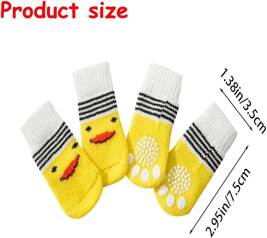 16 عدد جوراب سگ با طرح پنجه ضد لغزش، پوشش سریع، مناسب سطوح داخلی و مقاوم در برابر آلودگی فضای باز (سایز M) 16 عدد جوراب سگ با طرح پنجه ضد لغزش، پوشش سریع، مناسب سطوح داخلی و مقاوم در برابر آلودگی فضای باز (سایز M)