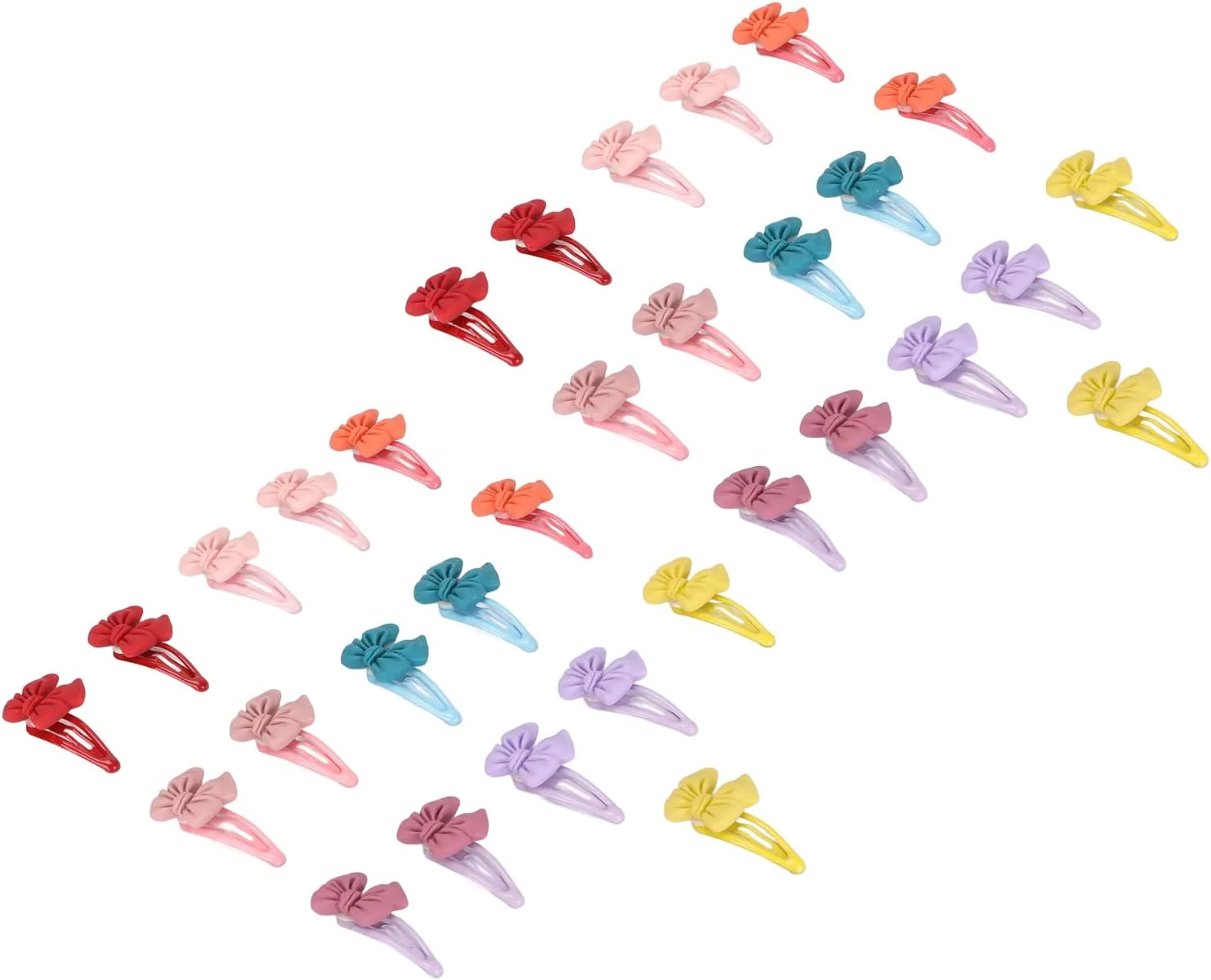 گیره موی حیوانات خانگی Haofy، پاپیون و گیره مو سگ با گیره فلزی، جنس رزین درجه یک، بسته 32 عددی، لوازم جانبی دوست داشتنی حیوانات خانگی، جلوگیری از افتادن