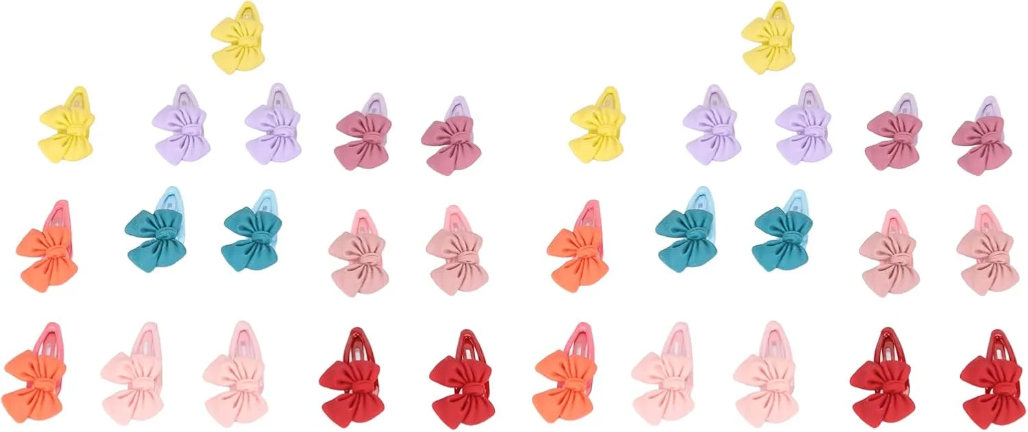 گیره موی حیوانات خانگی Haofy، پاپیون و گیره مو سگ با گیره فلزی، جنس رزین درجه یک، بسته 32 عددی، لوازم جانبی دوست داشتنی حیوانات خانگی، جلوگیری از افتادن