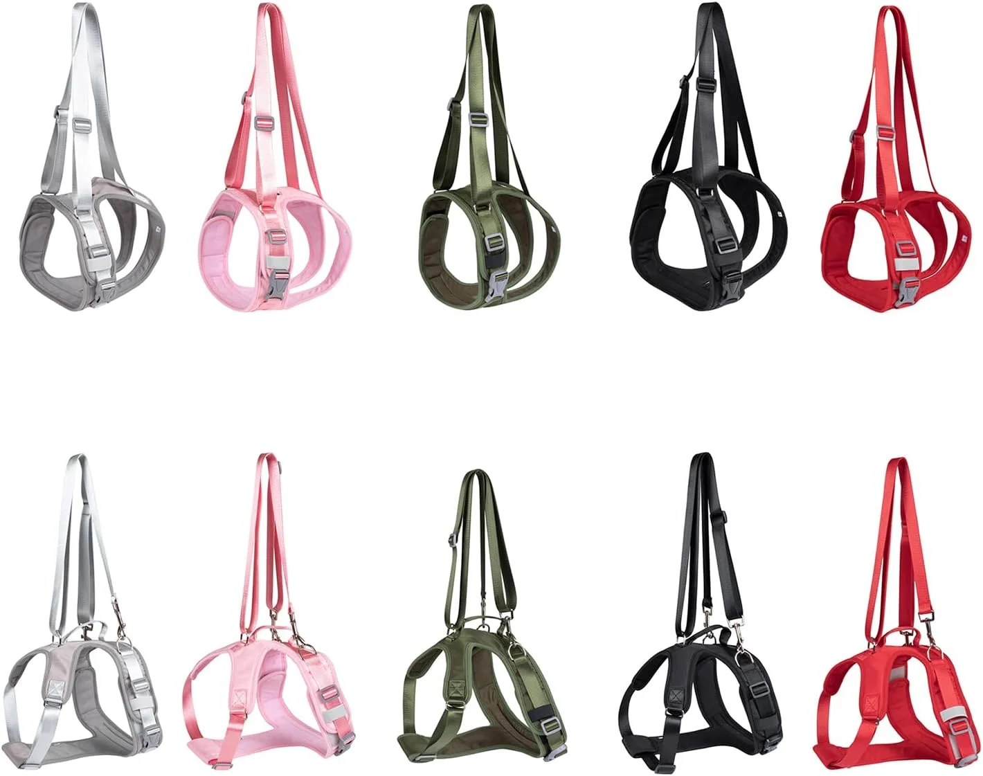 هارنس بالابر سگ برای سگ های بزرگ، اسلینگ برای پاهای جلویی و عقبی سگ، هارنس برای سگ های مسن، آسیب دیده و معلول