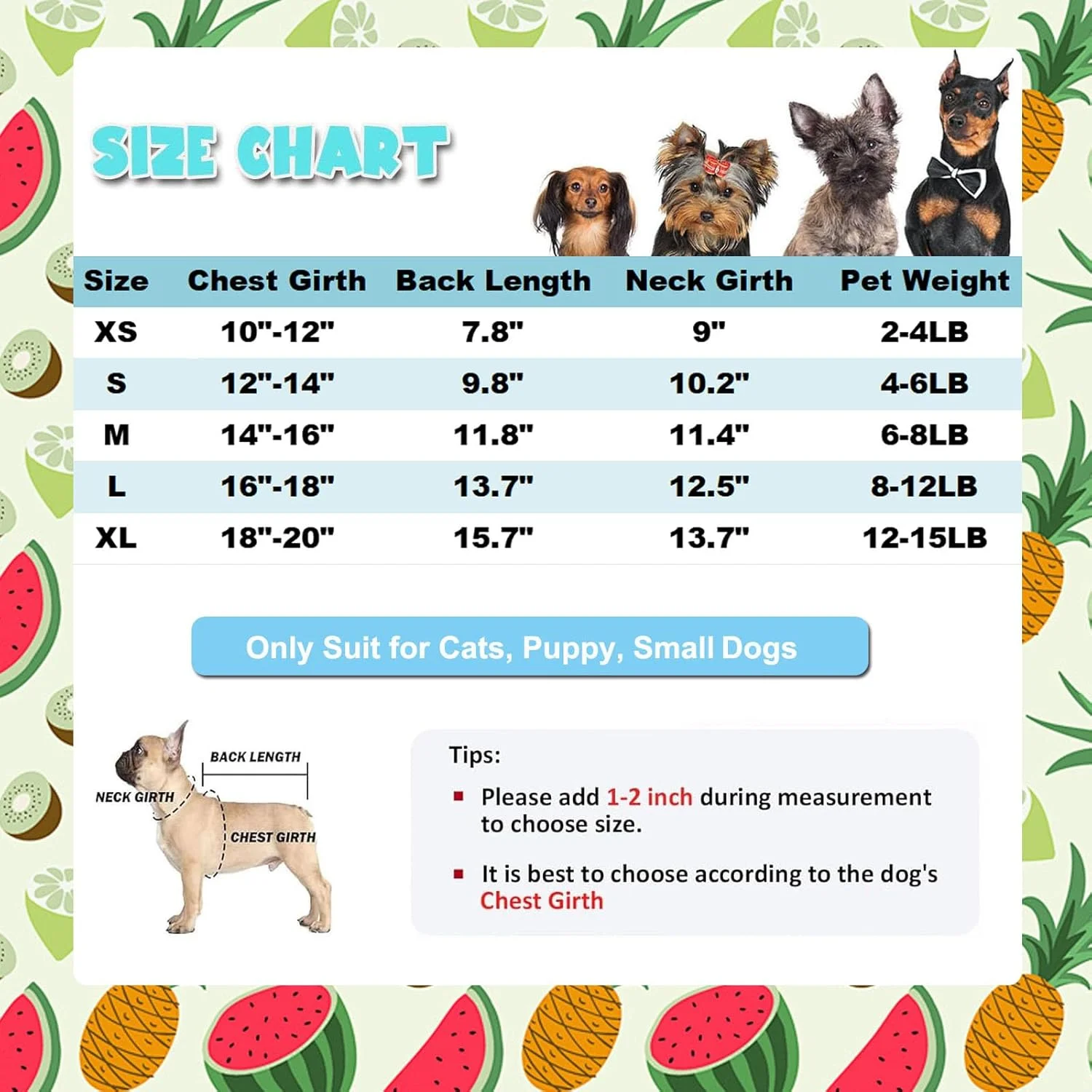دو عدد لباس سگ پرنسسی، دامن توری طرح میوه لباس حیوانات خانگی، لباس توتو سگ، لباس تولد بدون آستین لباس تعطیلات برای سگ های کوچک دخترانه و گربه ها XS