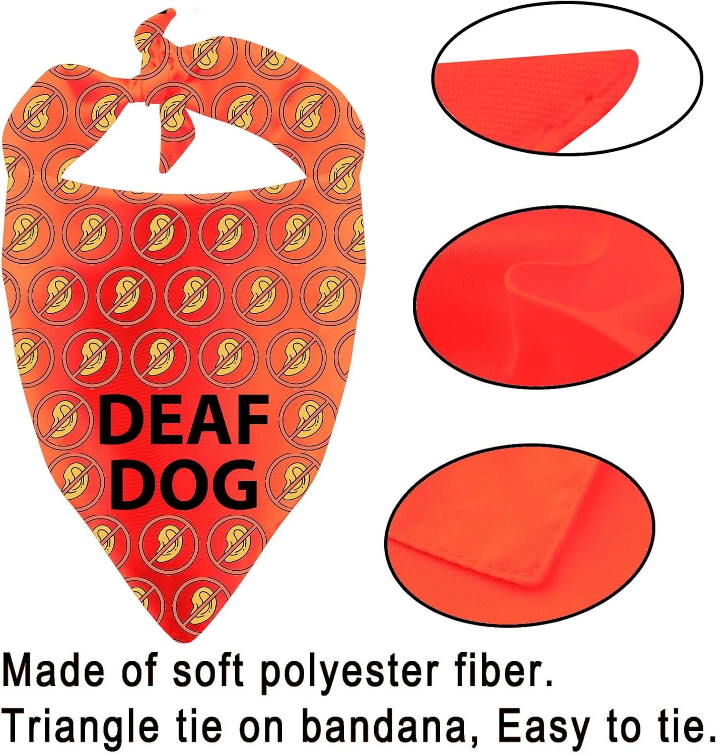 دستمال گردن سگ با اختلال شنوایی، دستمال گردن سگ ناشنوا، هدیه سگ آموزش دیده دستمال گردن سگ با اختلال شنوایی، دستمال گردن سگ ناشنوا، هدیه سگ آموزش دیده