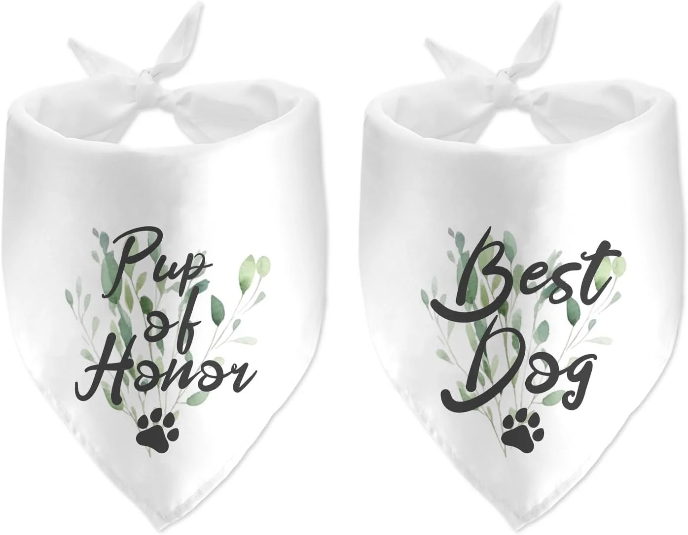 دو بسته دستمال گردن سگ طرح سگ افتخاری، مناسب مهمانی عروسی، اکسسوری شال حیوانات خانگی برای دوستداران سگ