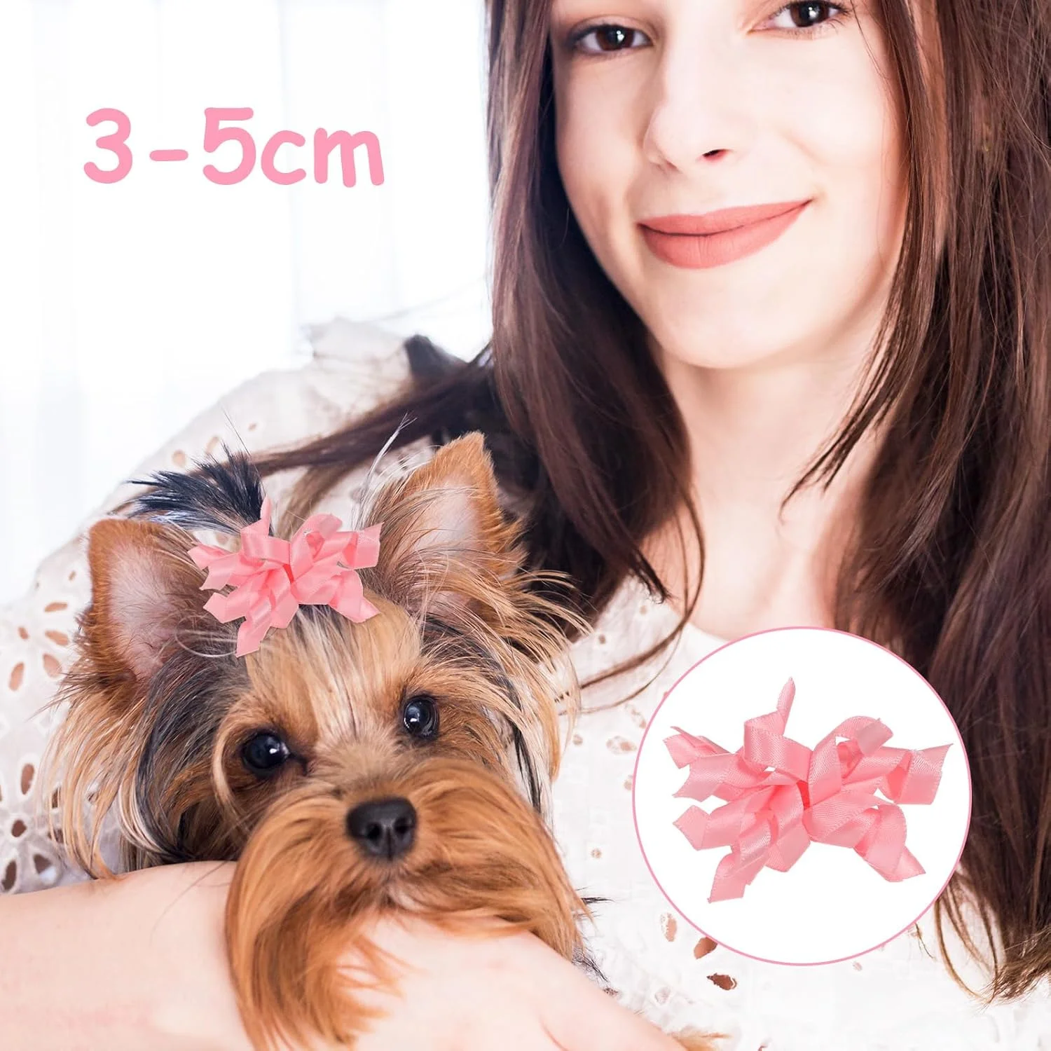 Hpmjz بسته 24 عددی پاپیون موی سگ کوچک صورتی روشن، اکسسوری موی توله سگ، مدل های مختلف پاپیون گل، کراوات پاپیونی زیبا با کش های لاستیکی برای تعطیلات، استفاده روزانه، مناسب برای سگ، گربه و حیوانات خانگی دخترانه Hpmjz بسته 24 عددی پاپیون موی سگ کوچک صورتی روشن، اکسسوری موی توله سگ، مدل های مختلف پاپیون گل، کراوات پاپیونی زیبا با کش های لاستیکی برای تعطیلات، استفاده روزانه، مناسب برای سگ، گربه و حیوانات خانگی دخترانه