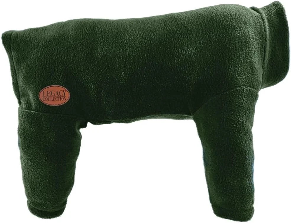 ژاکت پلار سگ HugglePets Legacy (سبز خاکی - مدیوم 40 سانتی متر) 100% پلی استر ضد آب با محافظت از زیر شکم و پا. کت های گرم تمام بدن سگ.