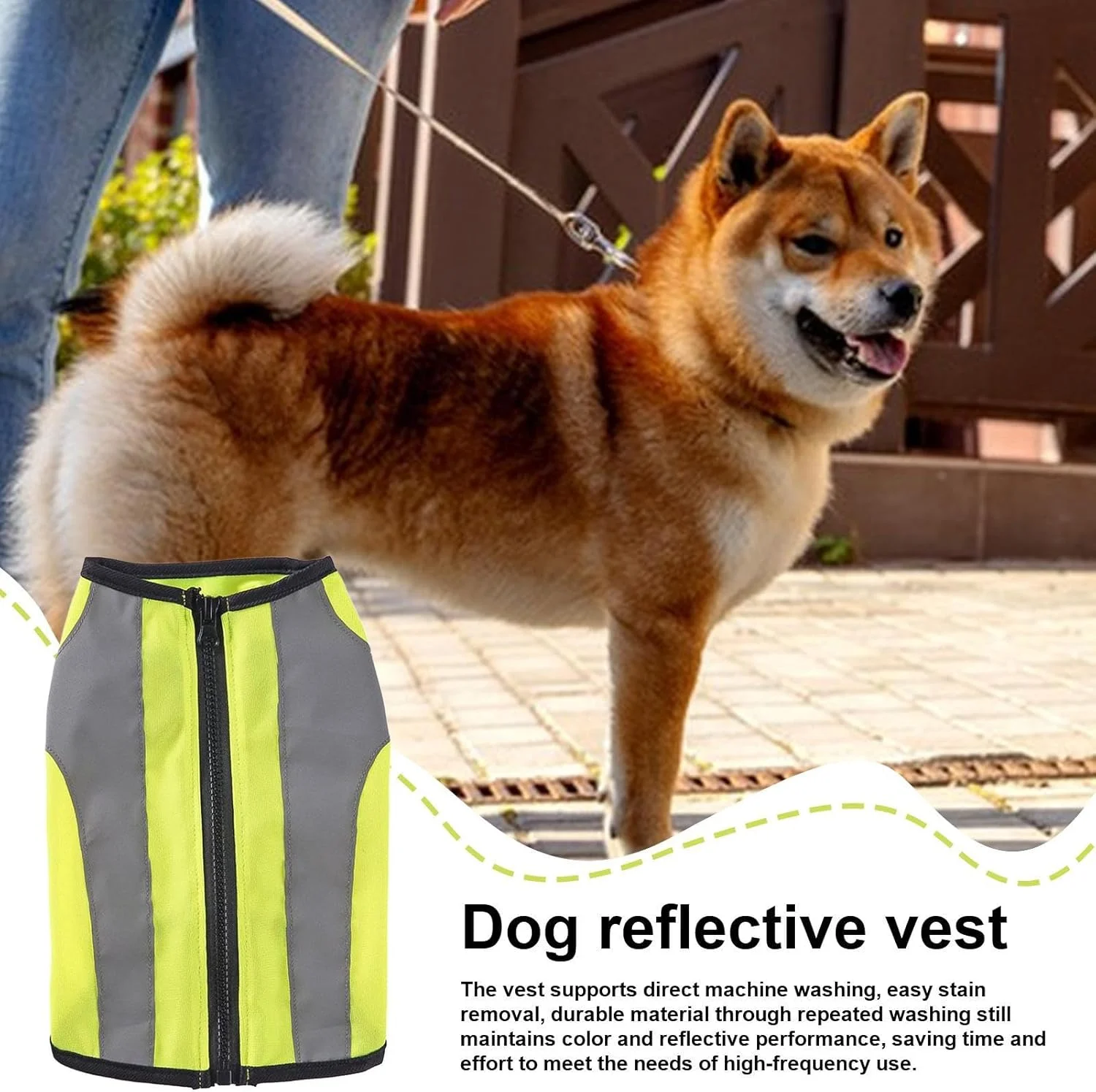 جلیقه سگ، جلیقه ایمنی بازتابنده، ژاکت توله سگ با دید بالا با لوازم تمرینی زیپ دار برای نژاد کوچک جلیقه سگ، جلیقه ایمنی بازتابنده، ژاکت توله سگ با دید بالا با لوازم تمرینی زیپ دار برای نژاد کوچک